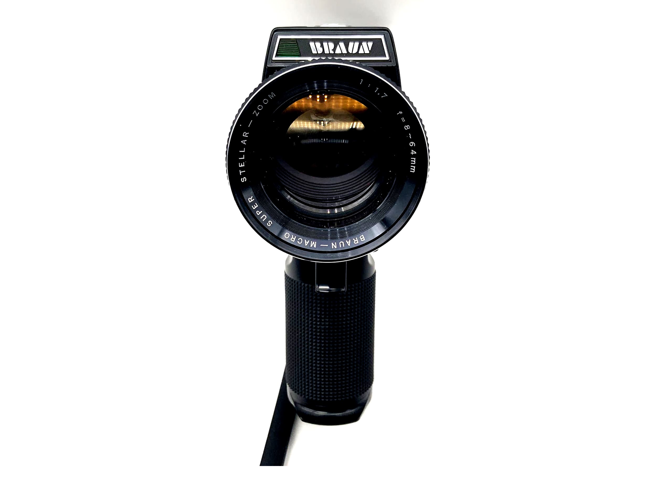 Caméra argentique Braun MZ 864 Macro Stellar Zoom 1.7 8-64 Caméra Super 8