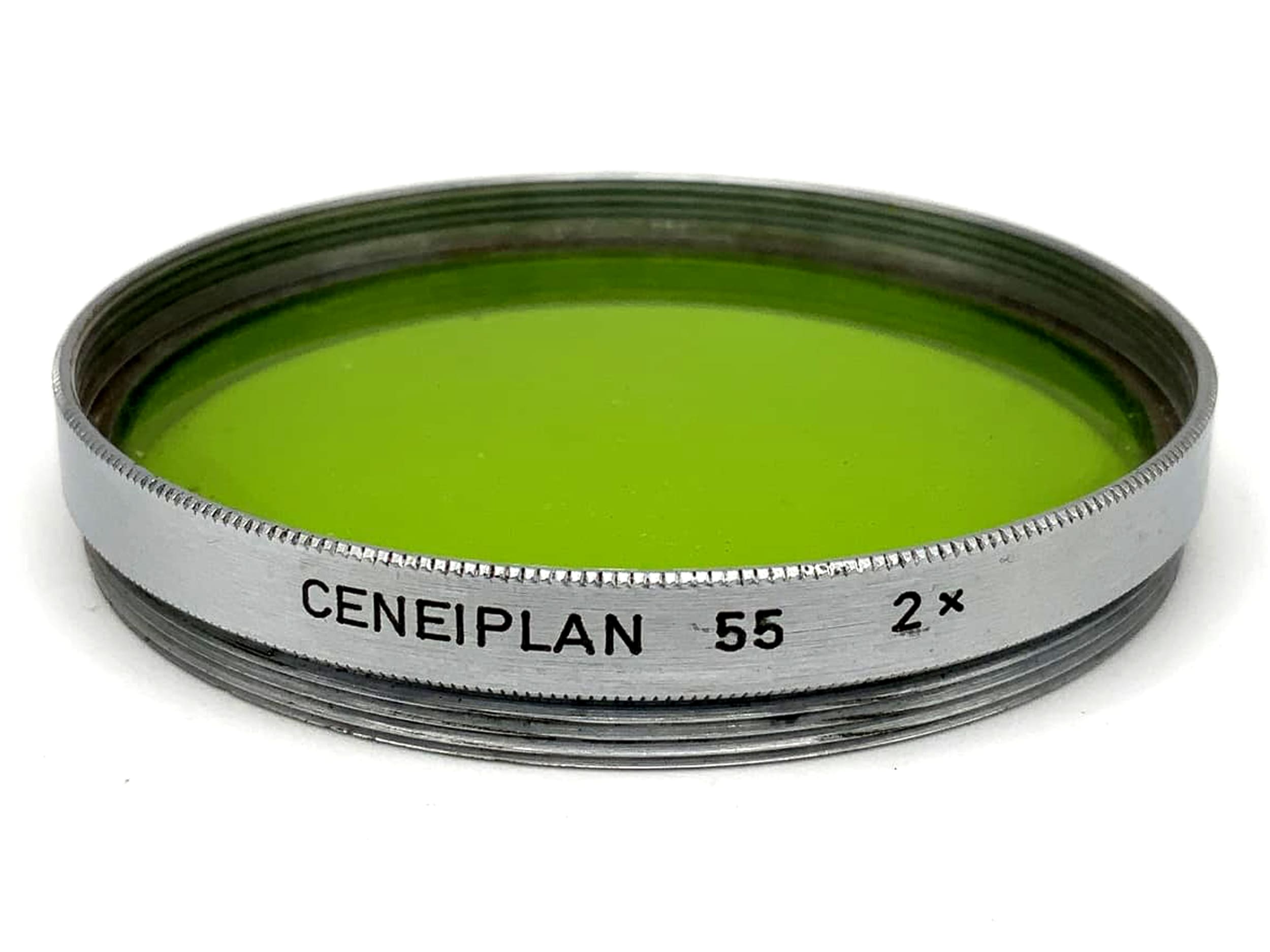 Ceneiplan Color Filter Green 2x silver filter 55mm circular M55