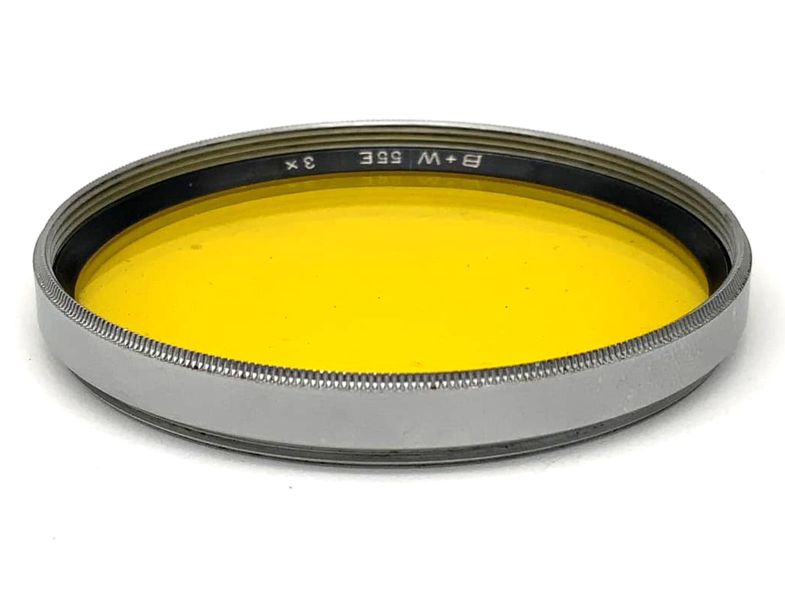 Filtre couleur B+W 3x Filtre jaune 55 mm Filtre circulaire Filetage M55