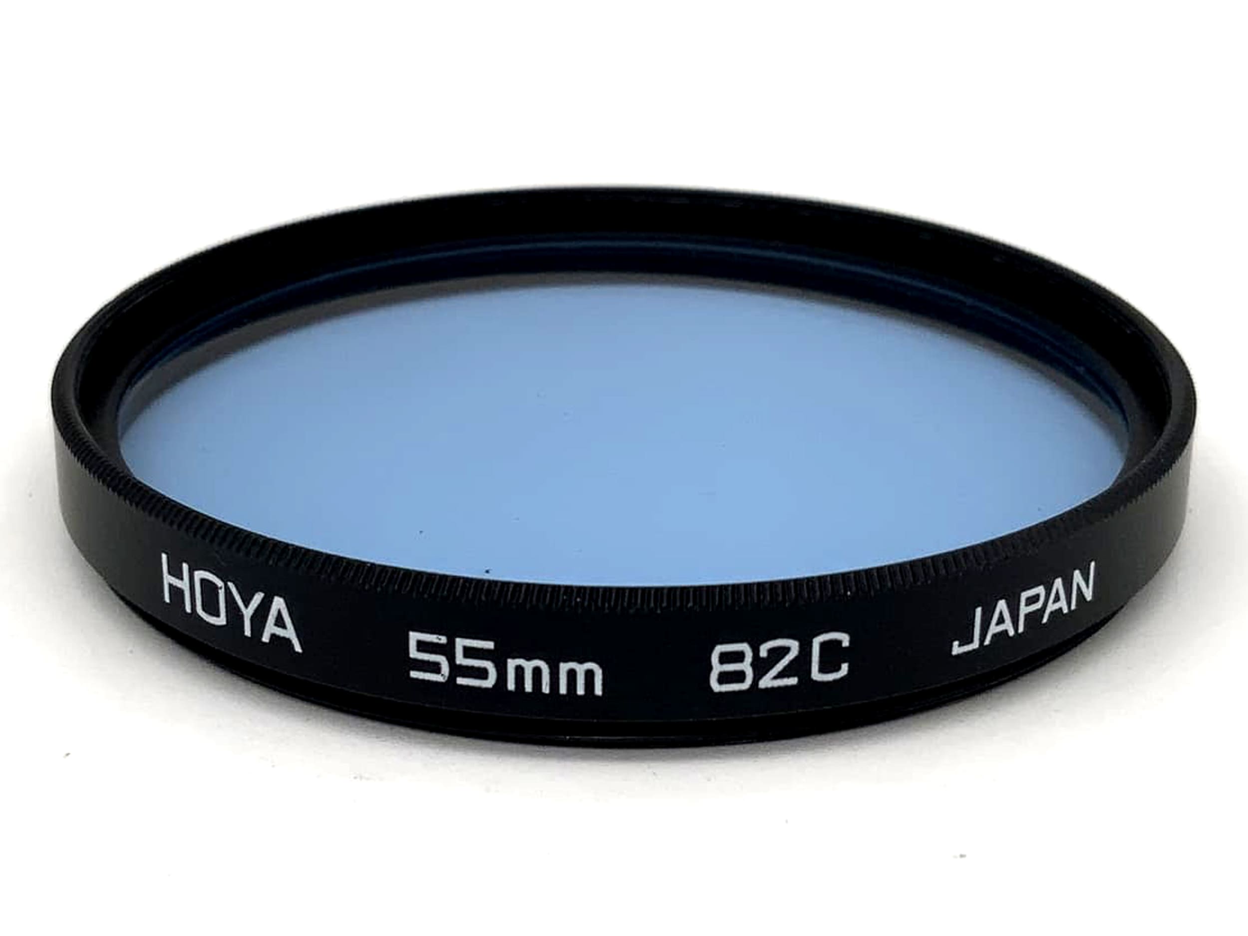Hoya Farbumwandlungsfilter 82C Blau Blue 55mm Kreisförmig Filtergewinde M55