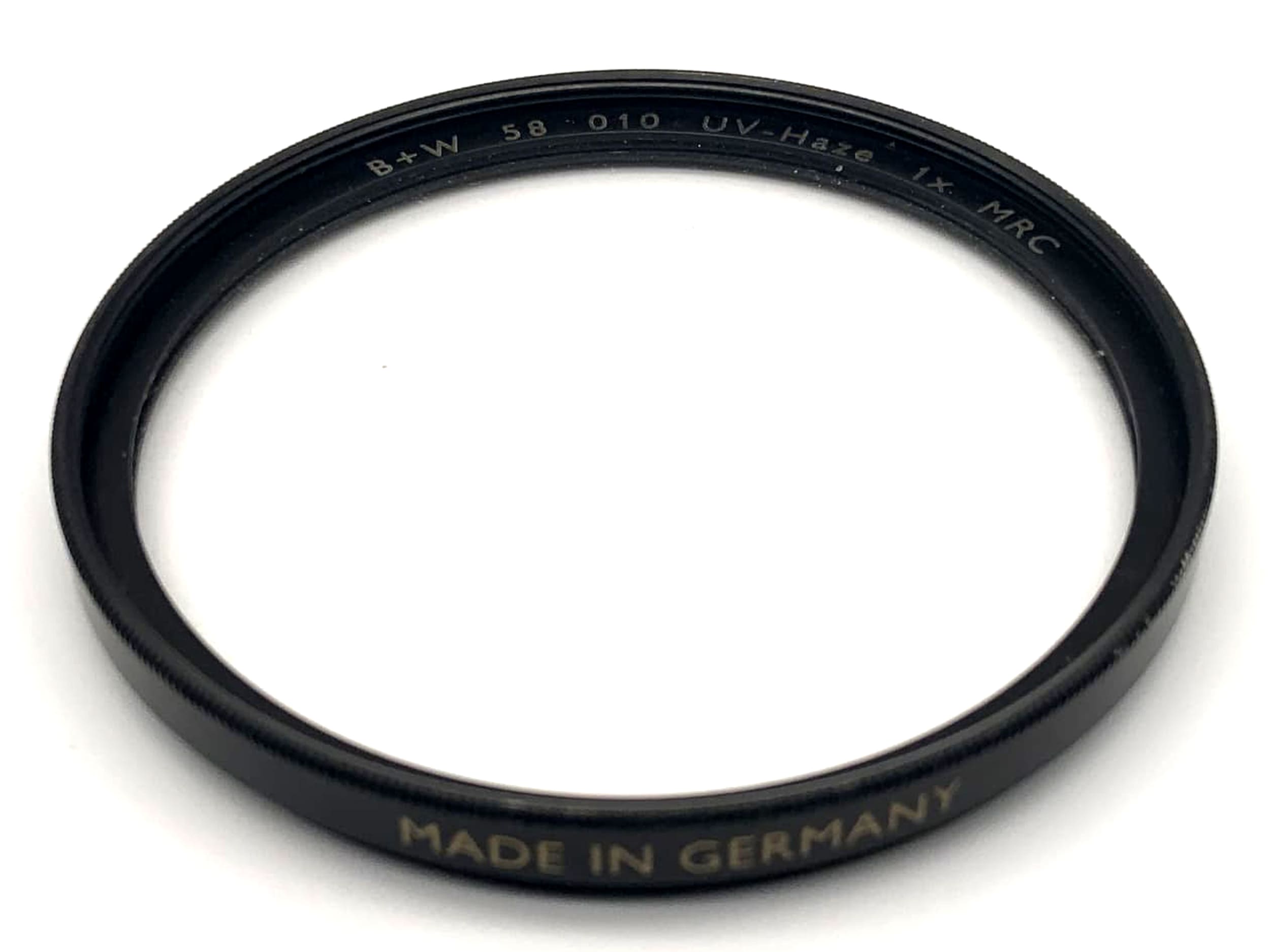 B+W UV filter 58mm filter 010 UV-Haze 1x MRC circular filter thread