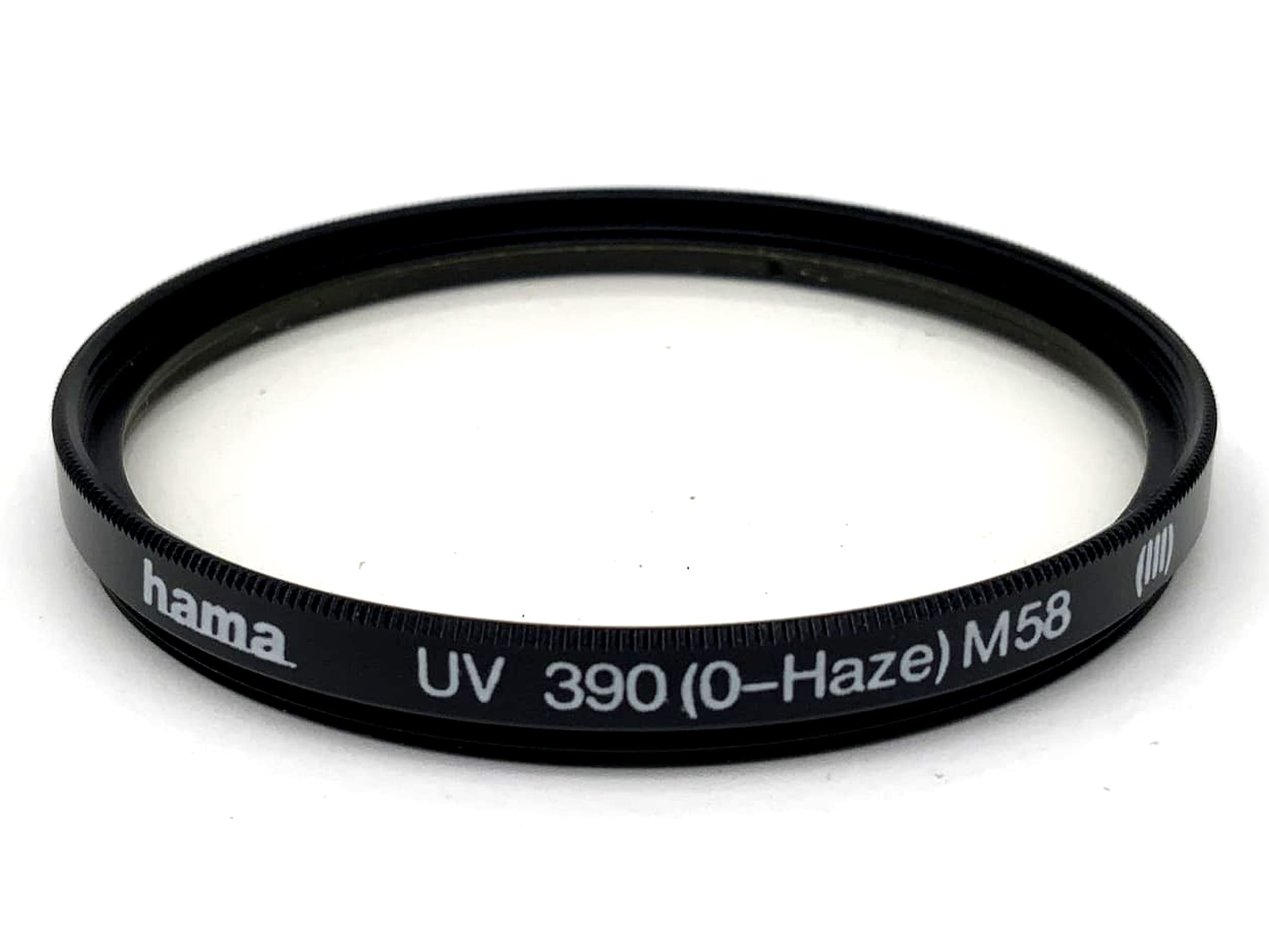 Hama UV filter UV 390(0-Haze) (III) filter 58mm circular filter thread M58