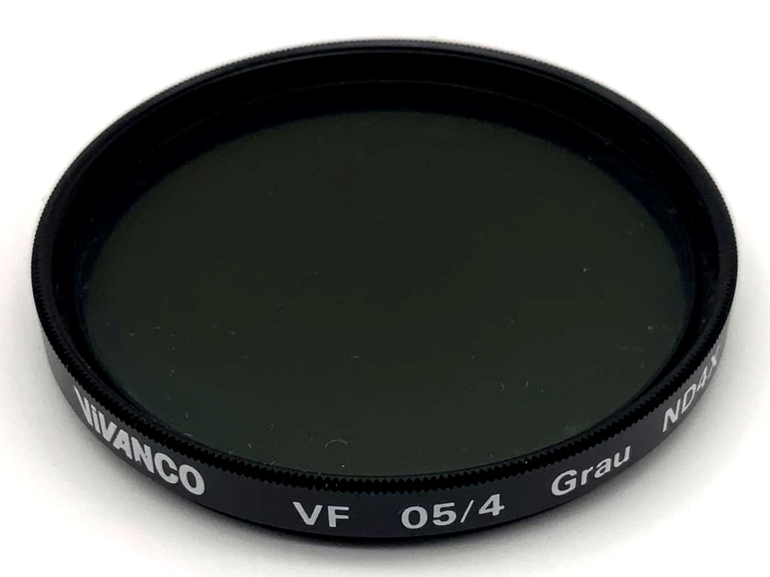 Filtre gris Vivanco 49 mm, filtre gris VF 05/4 ND4X, filetage de filtre circulaire