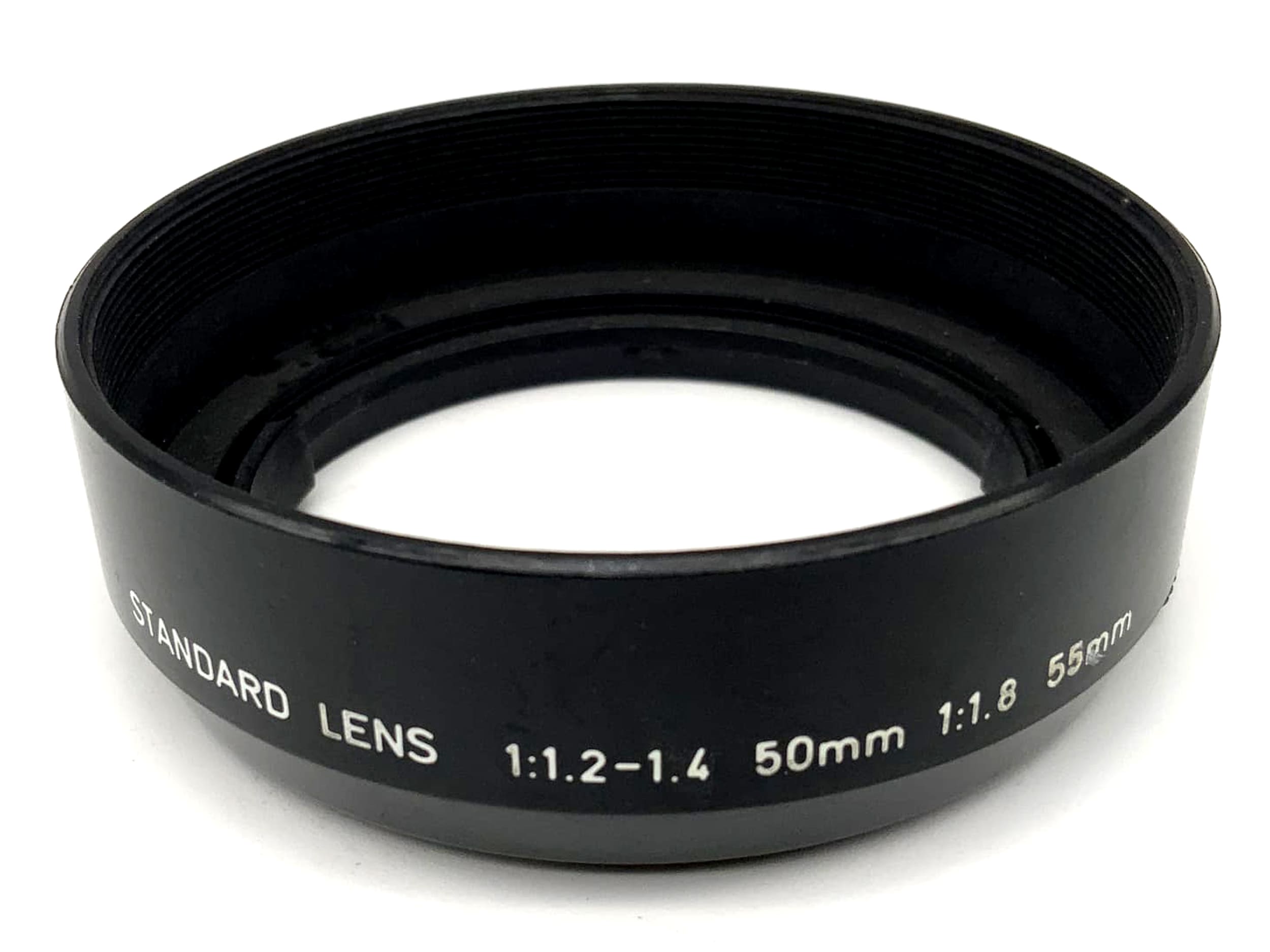 Asahi Pentax Standard Lens 1:1.2-1.4 50mm, 1:1.8 55mm Lens Hood