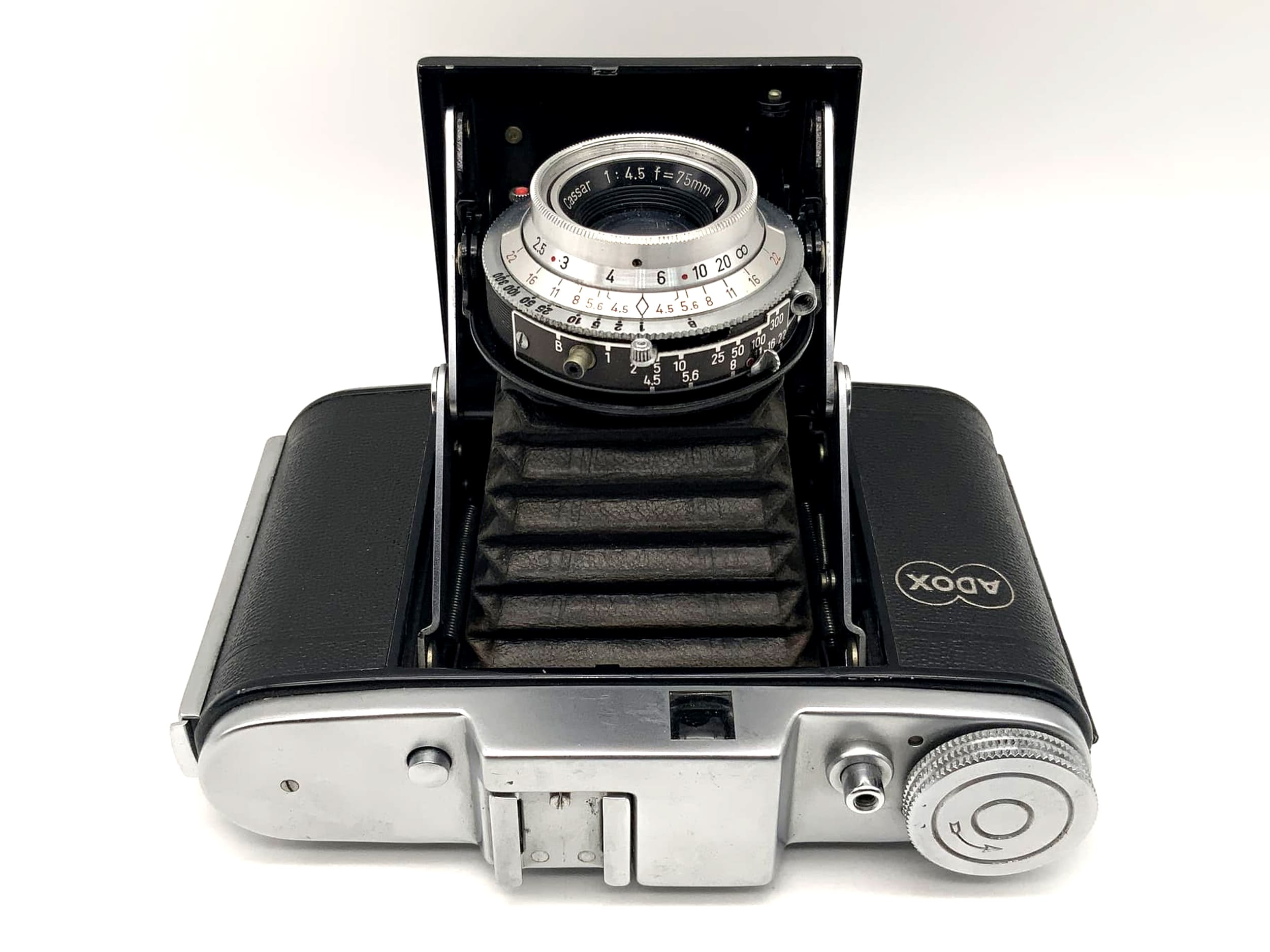 Appareil photo pliable Adox Golf avec objectif Steinheil Munich Cassar 1:4,5 f=75 mm Prontor-S