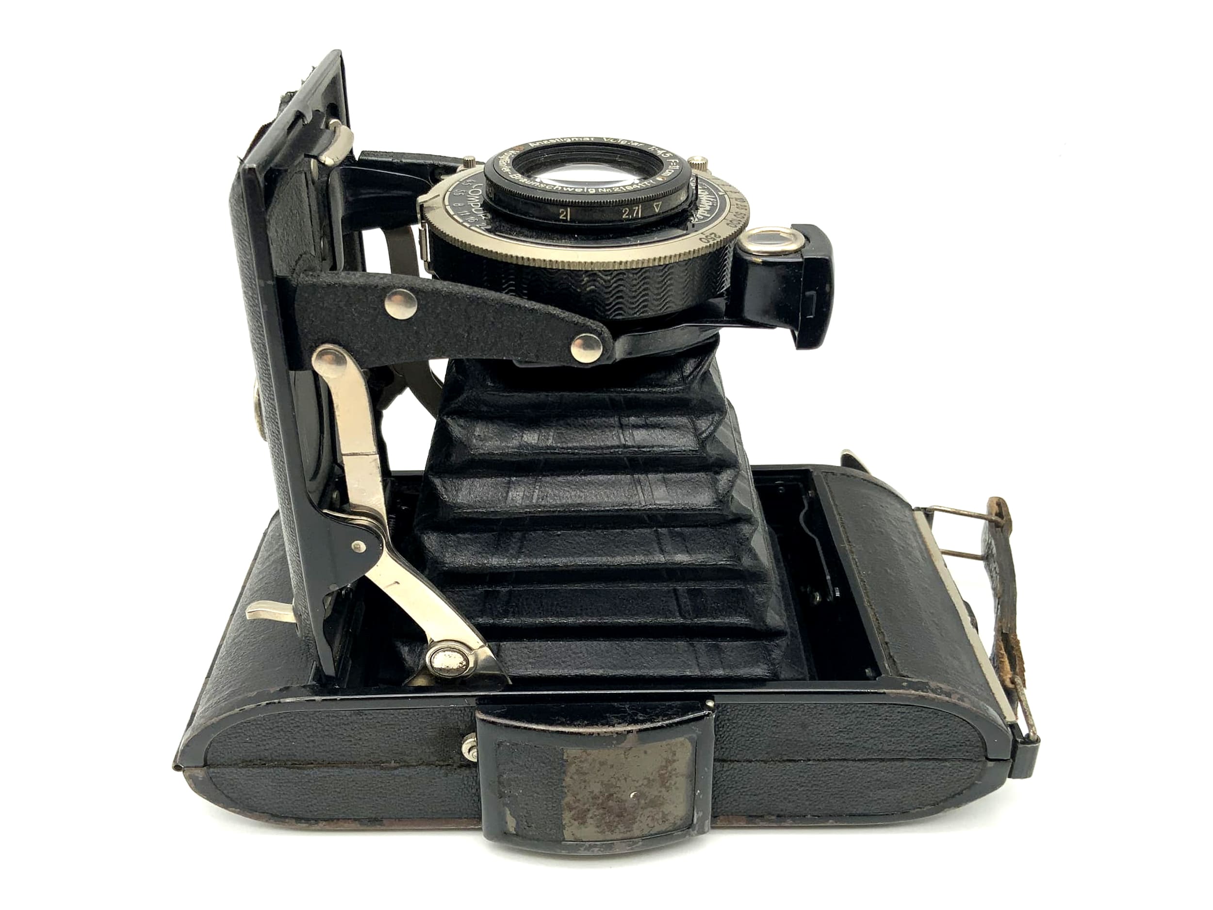 Appareil photo pliant Voigtländer Bessa avec Anastigmat Voigtar 1:4.5 F=11cm 6x9 Compur