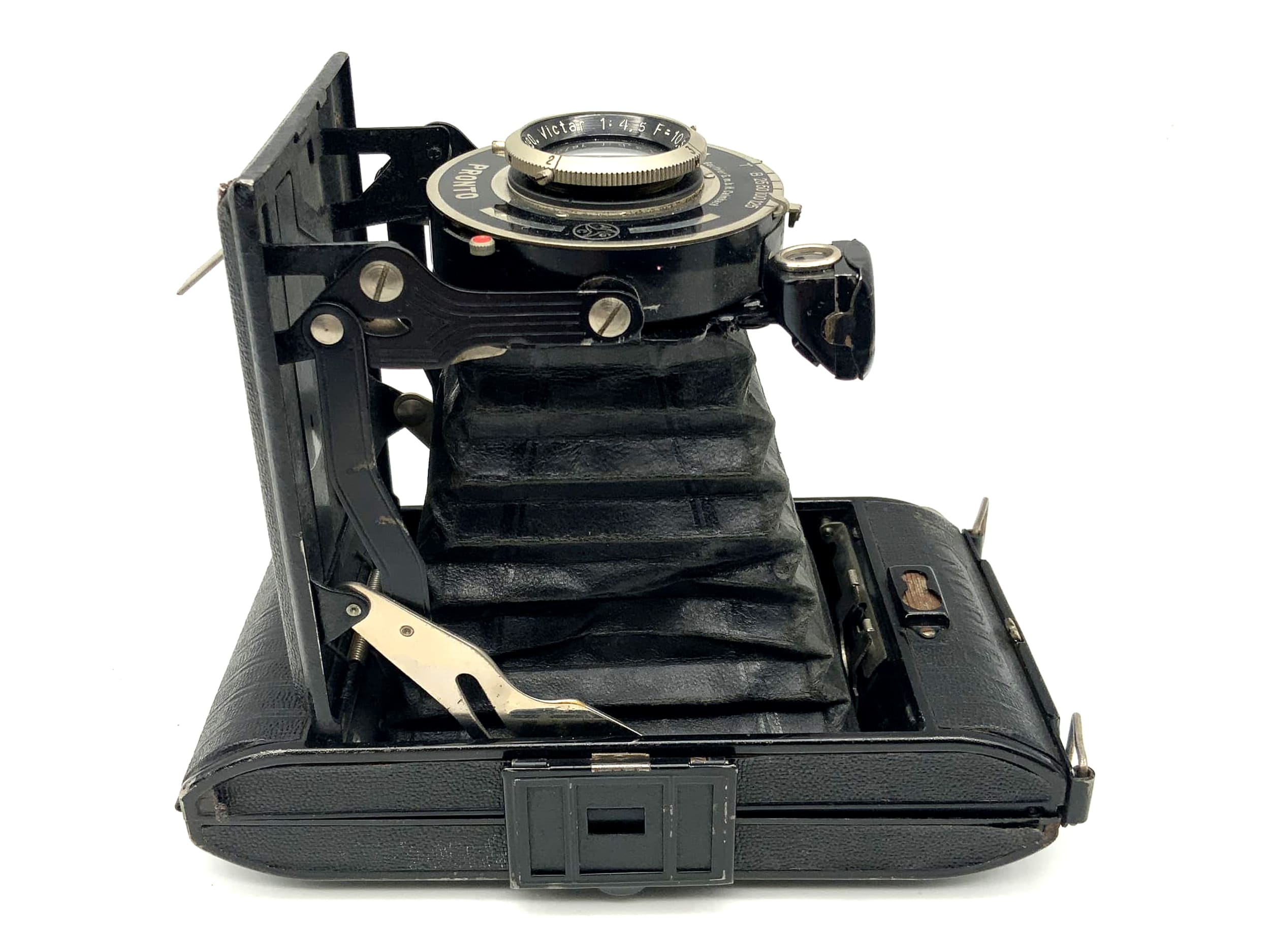 Appareil photo pliable Noris avec Victar 1:4,5 F=10,5cm Ludwig Dresden Pronto