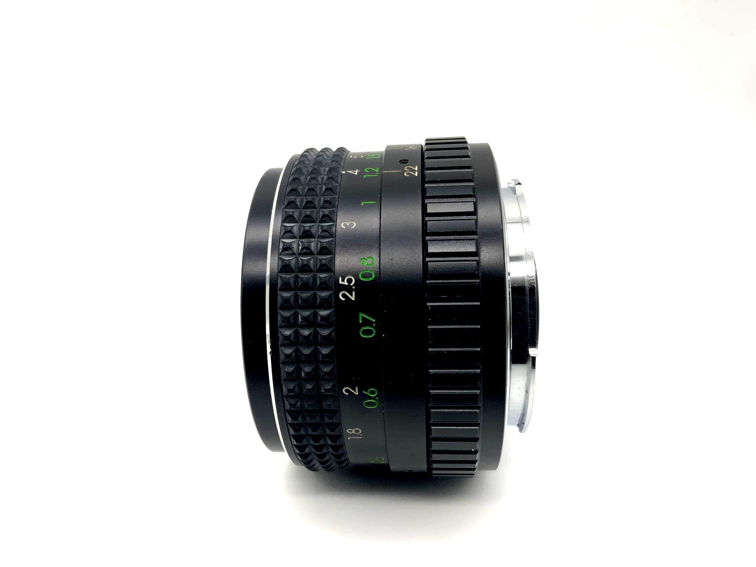 Objectif Petri 28 mm 1:2,8 multicouche pour appareil photo (Pentax K)
