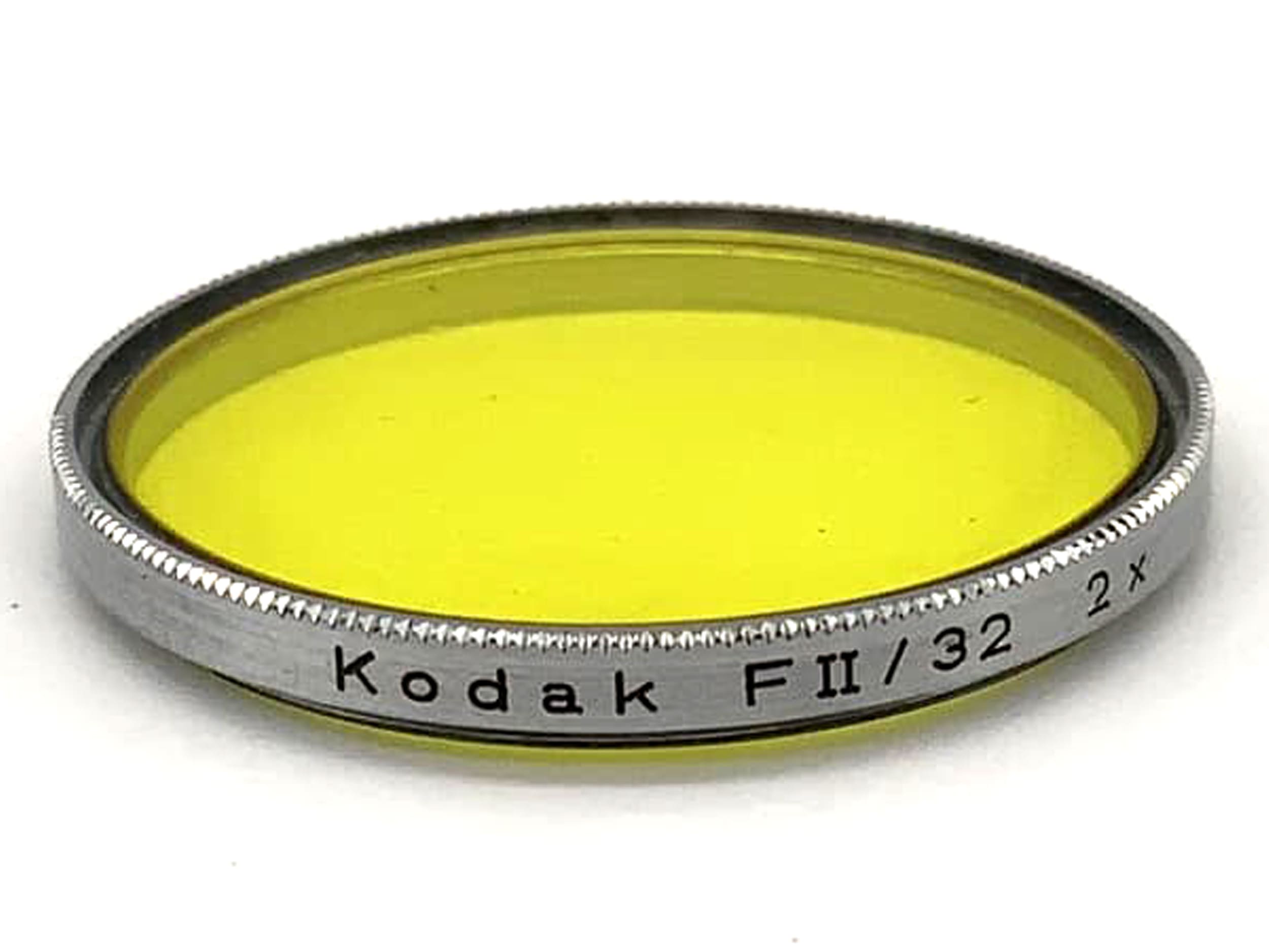 Kodak Color Filter FII / 32 2x Yellow Filter 32mm Circular M32