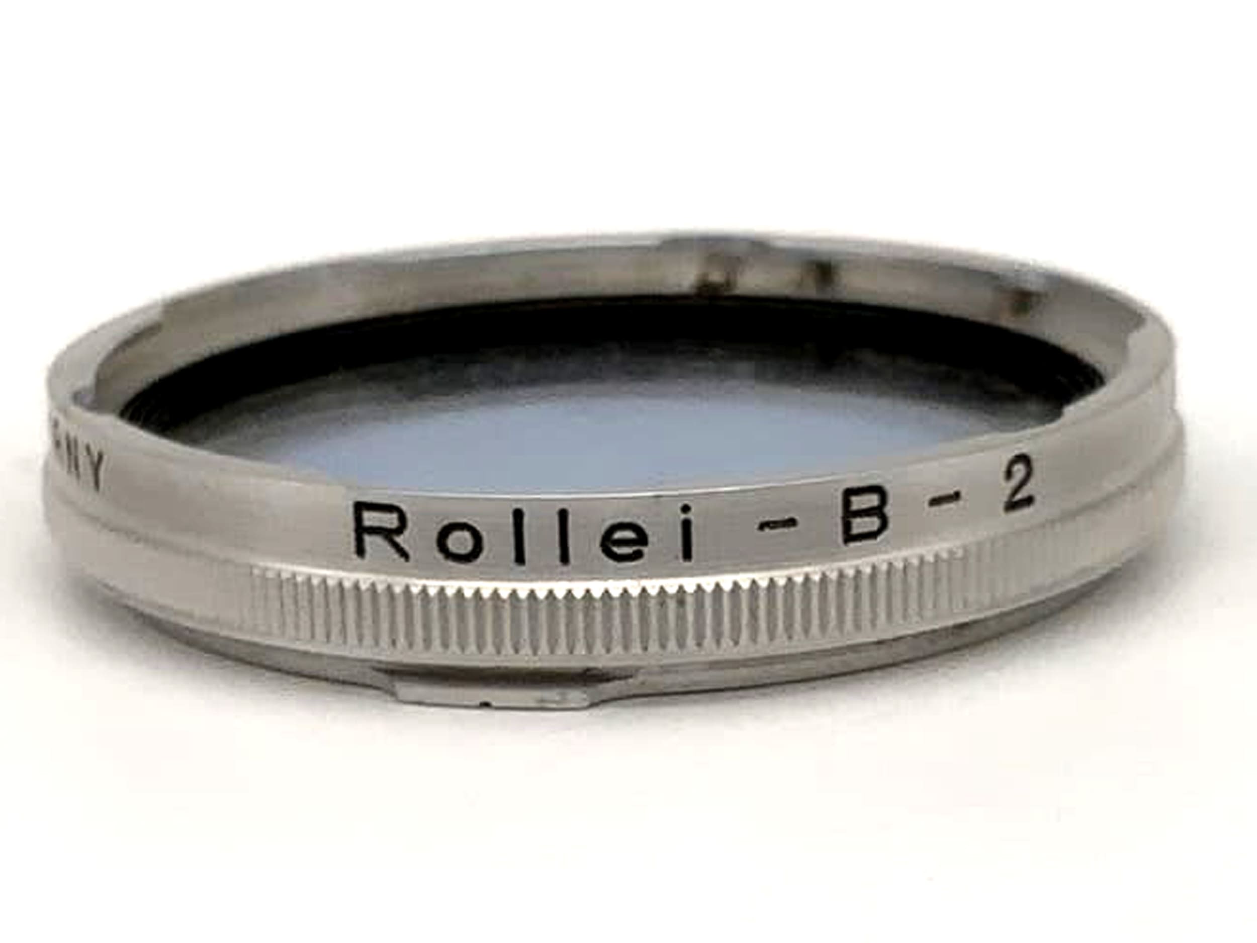 Rollei color filter B2 Blue Blue Rolleiflex f/2.8 Xenotar/Planar (RII) Bay II