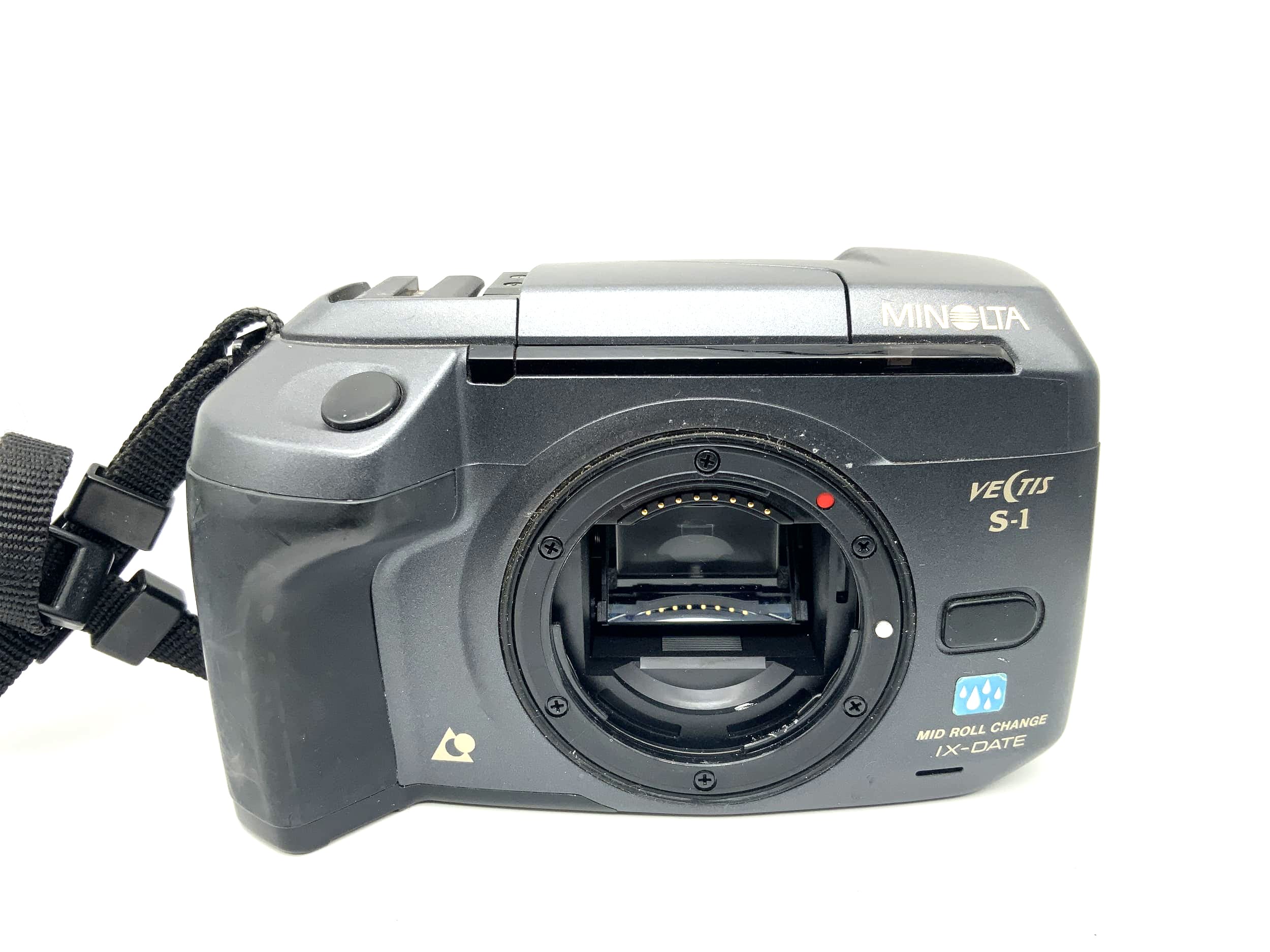 Appareil photo reflex analogique Minolta S-1 35 mm, boîtier IX-Date (Minolta Vectis)