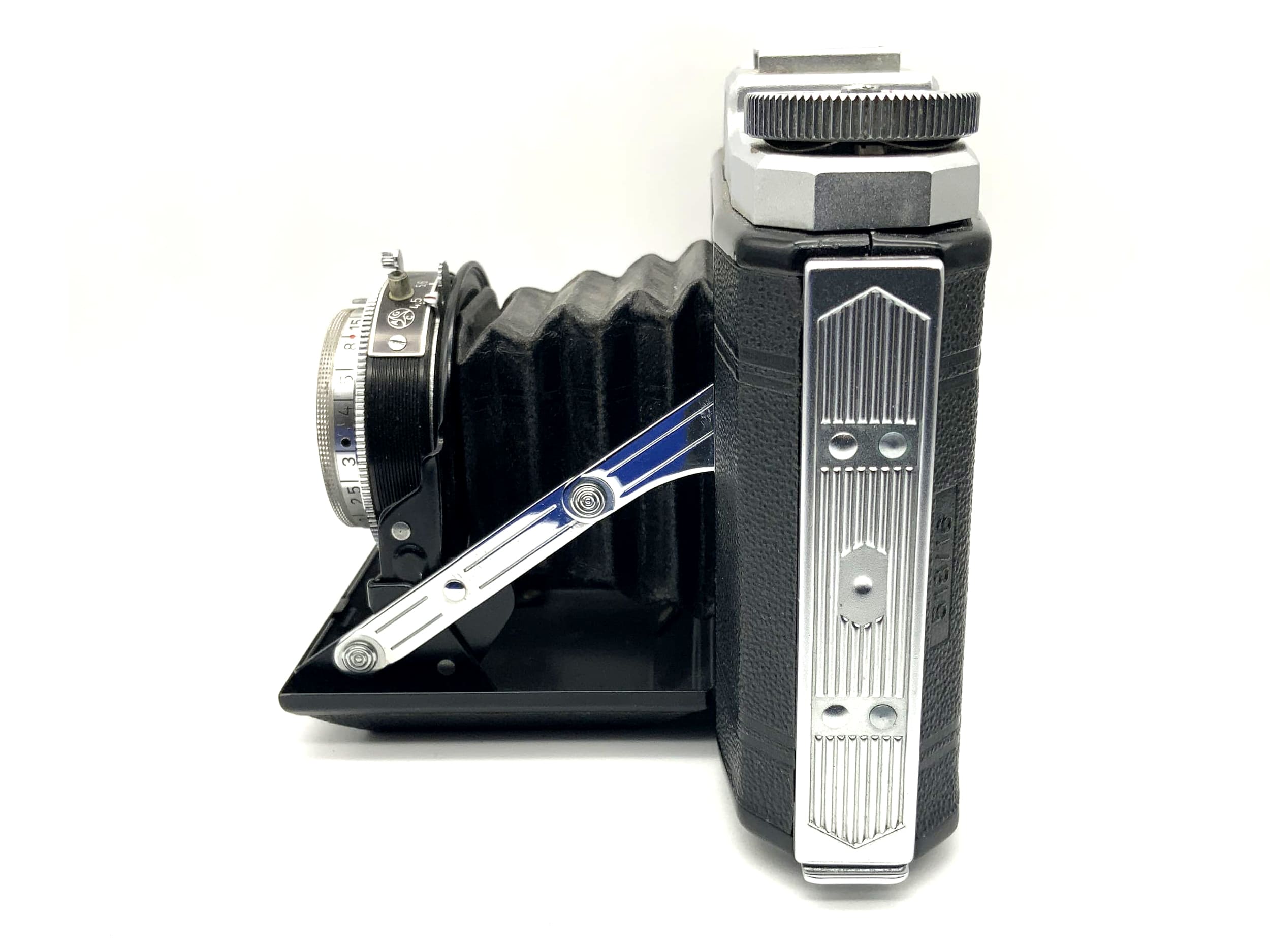 Appareil photo pliable Zeiss Ikon Nettar 518/16 avec Novar Anastigmat 1:4,5 f=75mm Vario