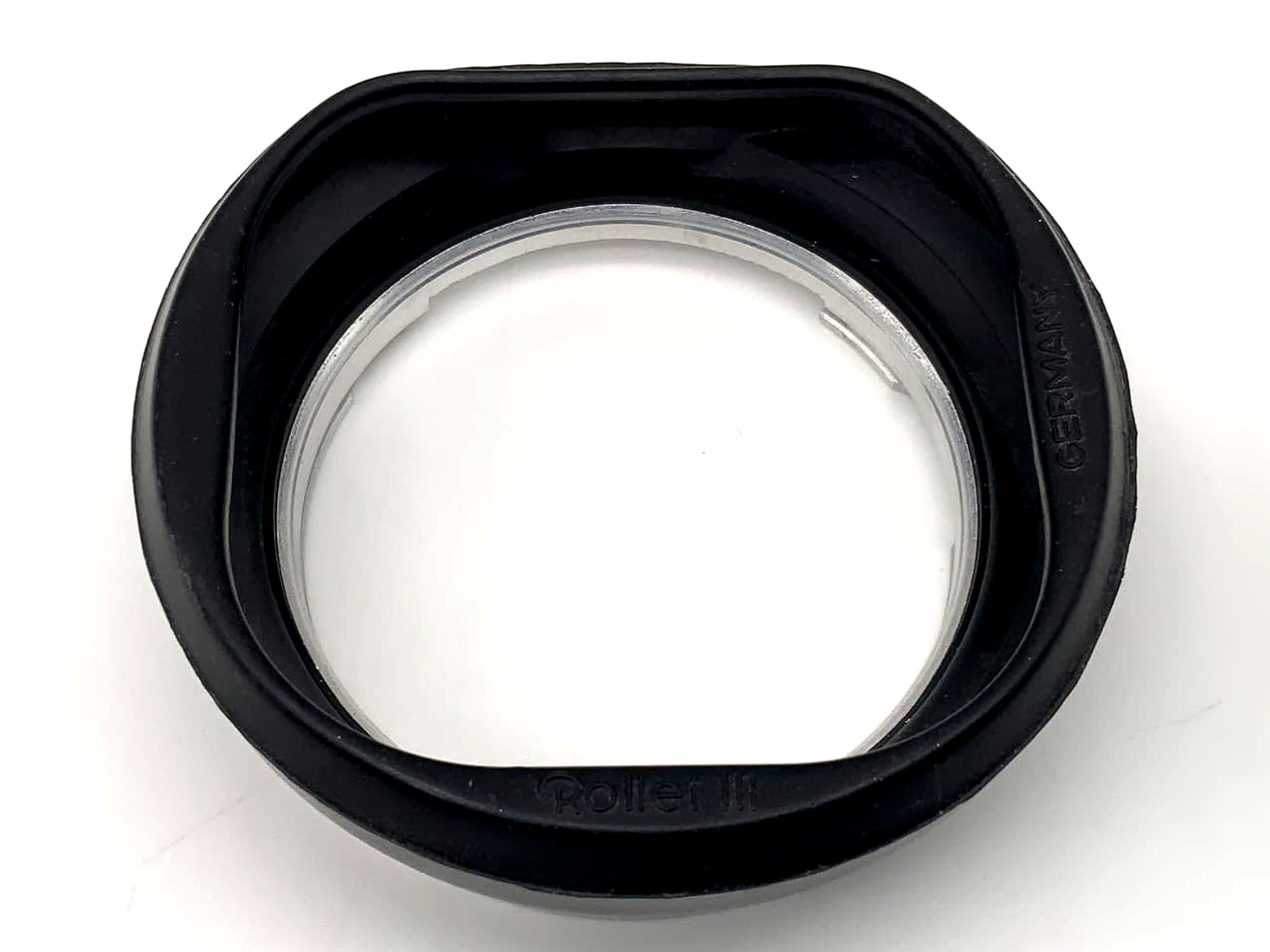 Lens hood Rollei III Bayonet III Rolleiflex rubber lenshood sun visor