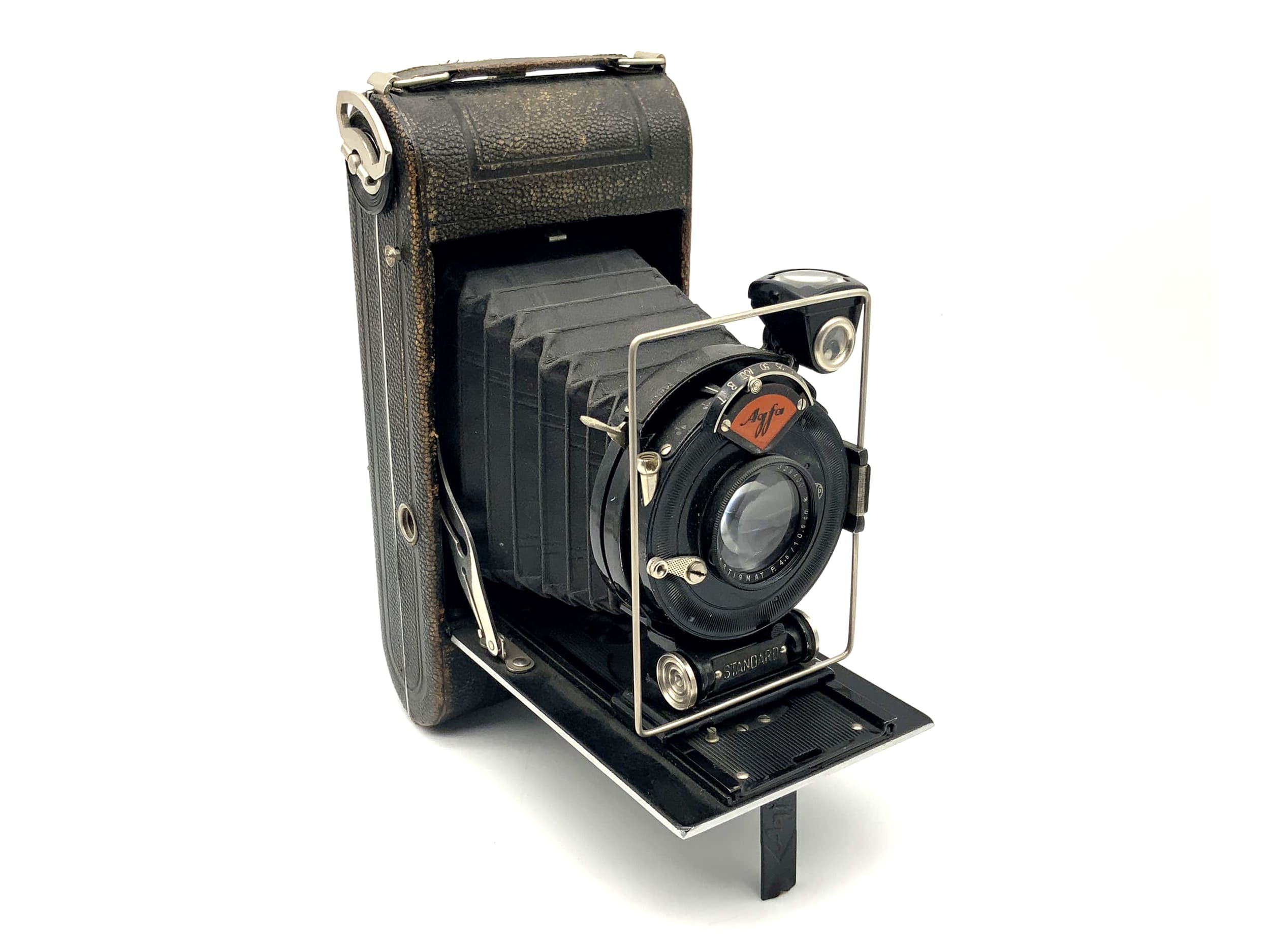 Appareil photo pliable standard Agfa avec Anastigmat F4.5/10.5cm