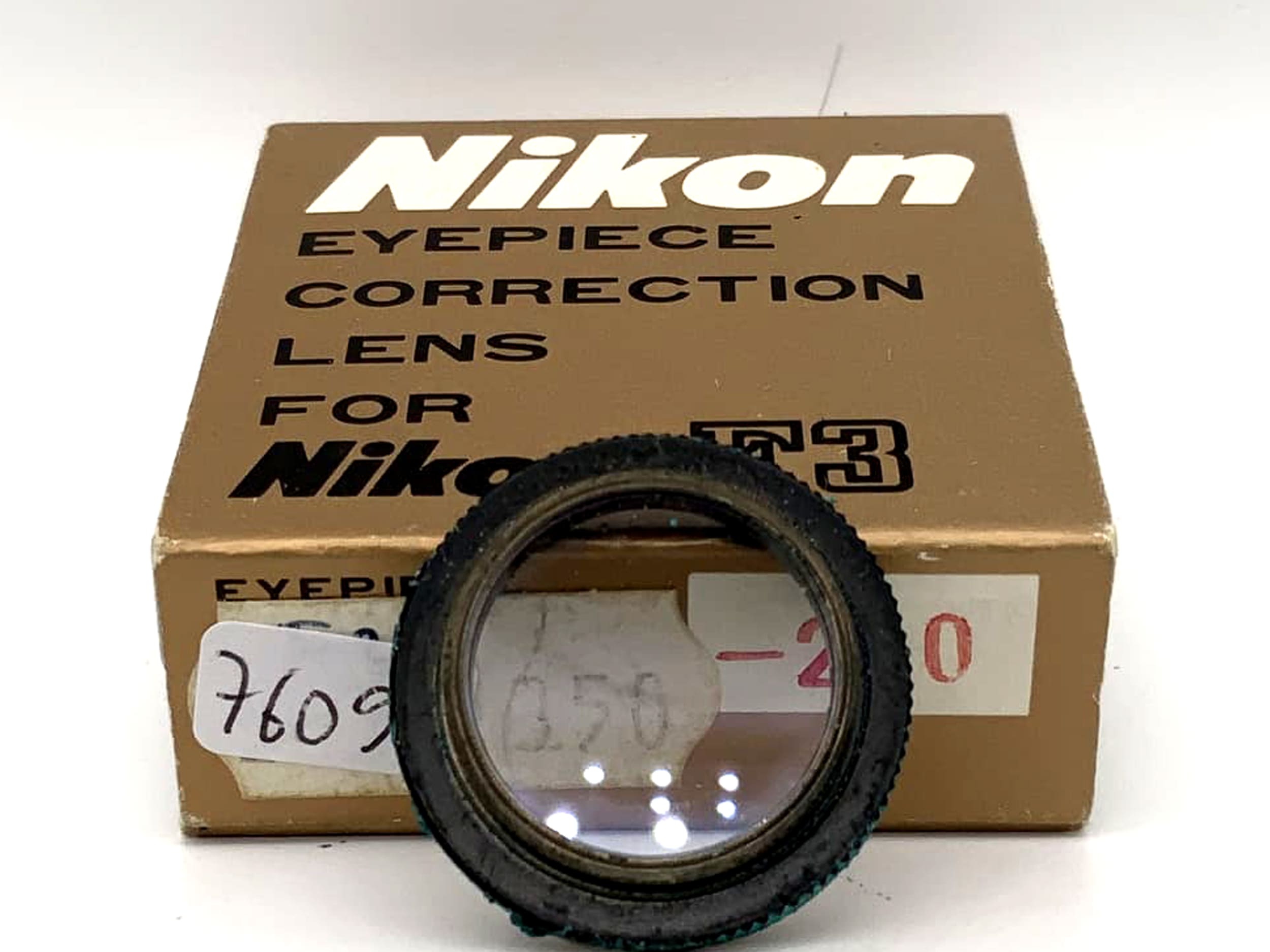 Nikon Dioptrinlinse -2 für Nikon F3 Augenkorrekturlinse Eyepiece in OVP