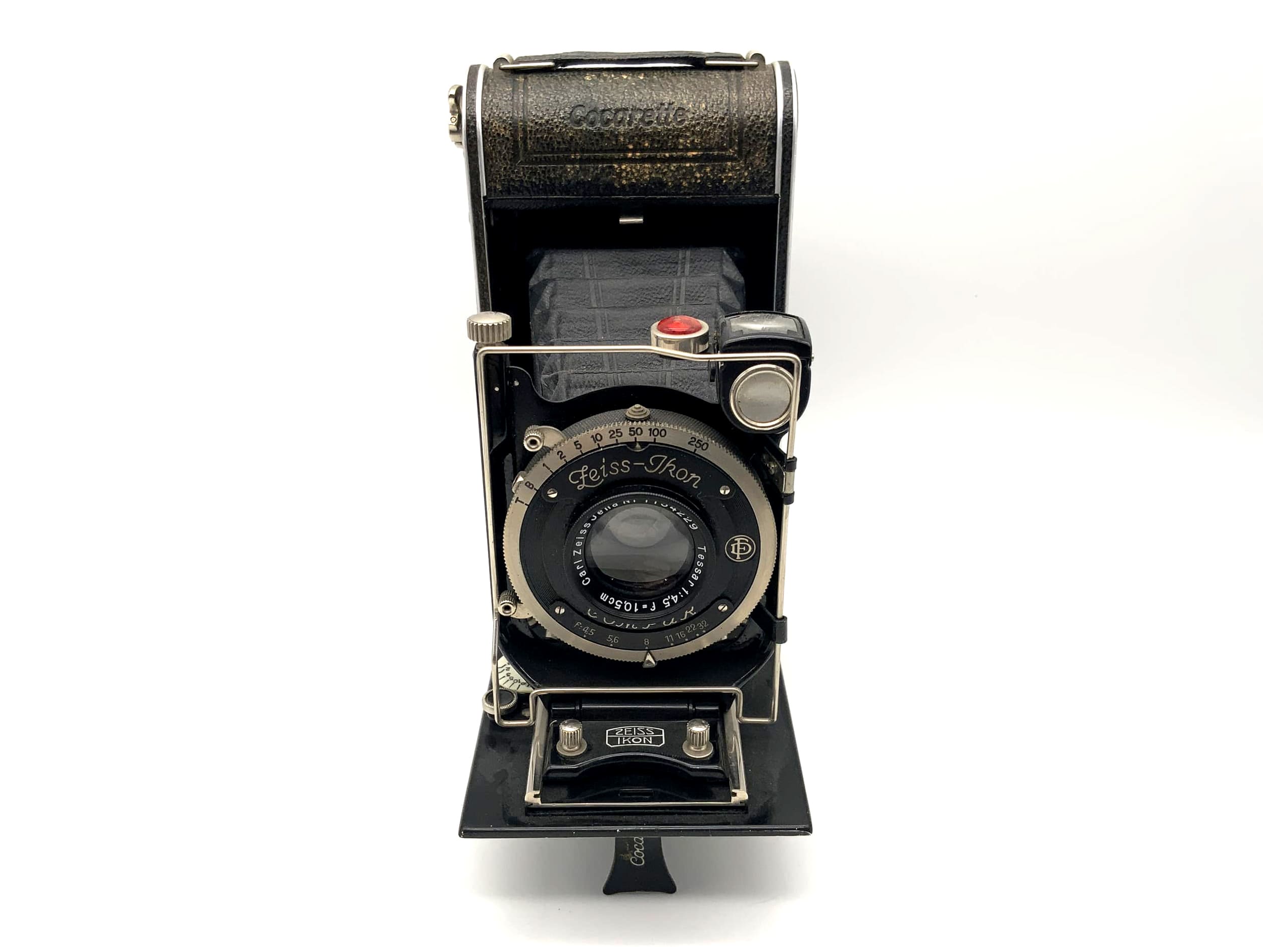 Appareil photo pliable Zeiss Ikon Cocarette 517/2 Carl Zeiss Tessar 1:4,5 f = 10,5 cm Compur