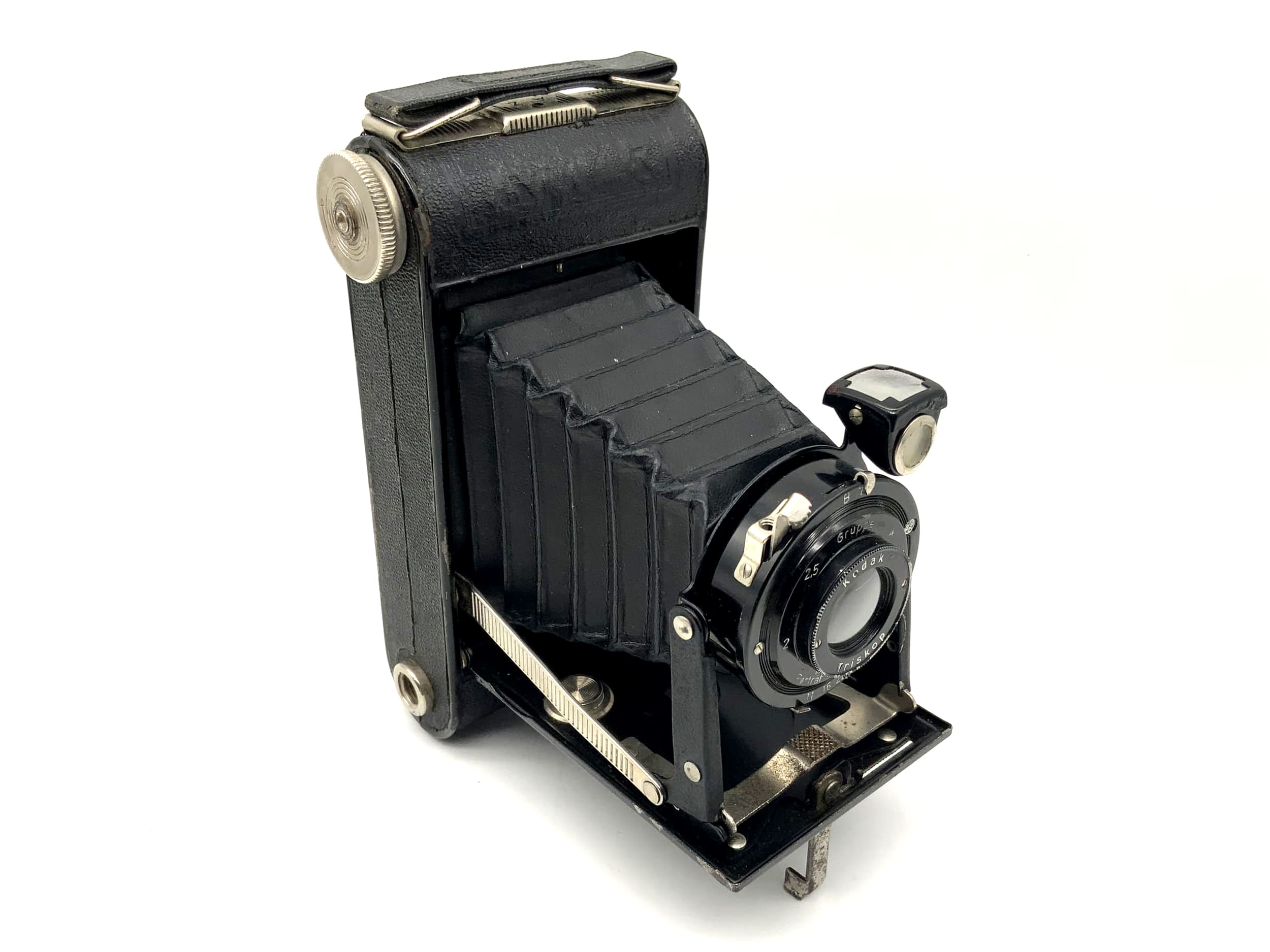 Kodak Junior 0 folding camera with triscope