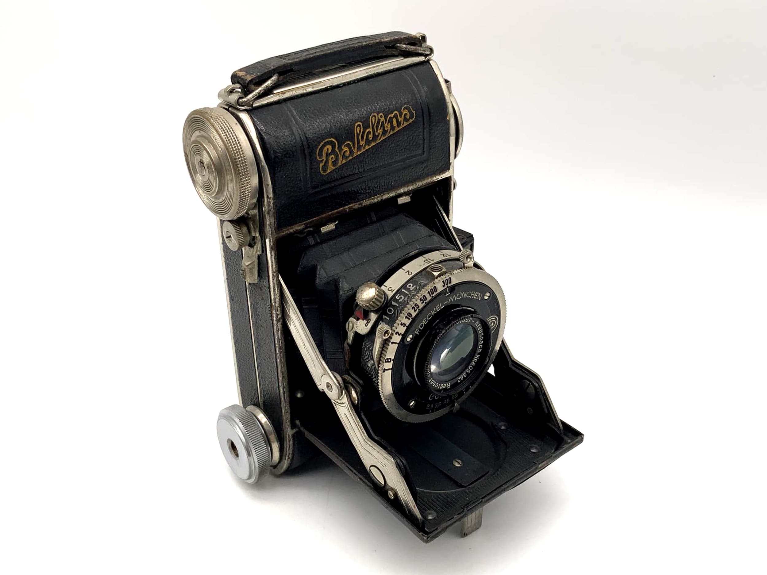 Balda Baldina folding camera with Schneider Kreuznach Radionar f:2.9 F=5cm Compur