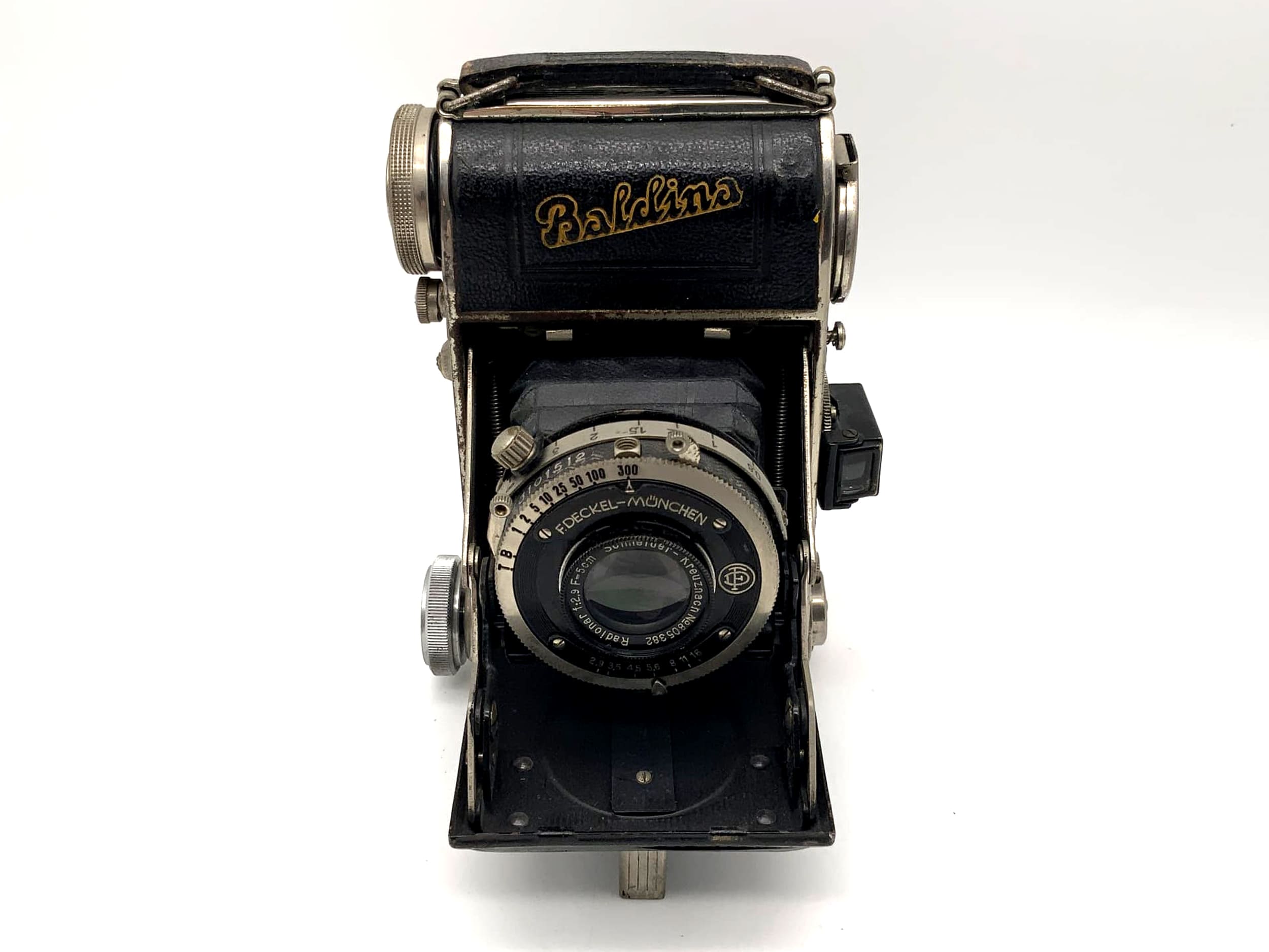 Balda Baldina folding camera with Schneider Kreuznach Radionar f:2.9 F=5cm Compur