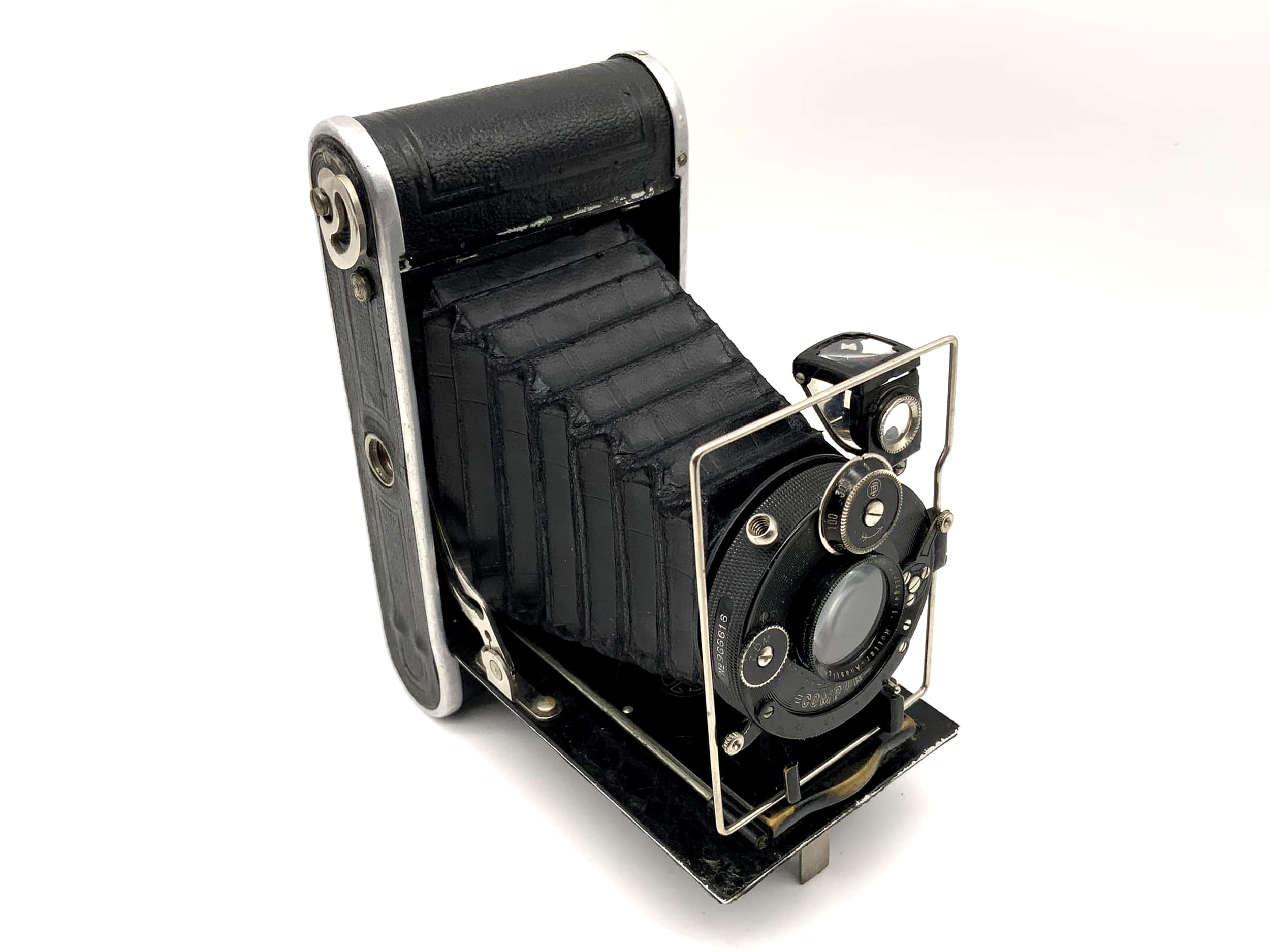 Appareil photo pliable GA Kraus Rollette avec Rollar Anastigmat 1:4,5 f=9cm Compur