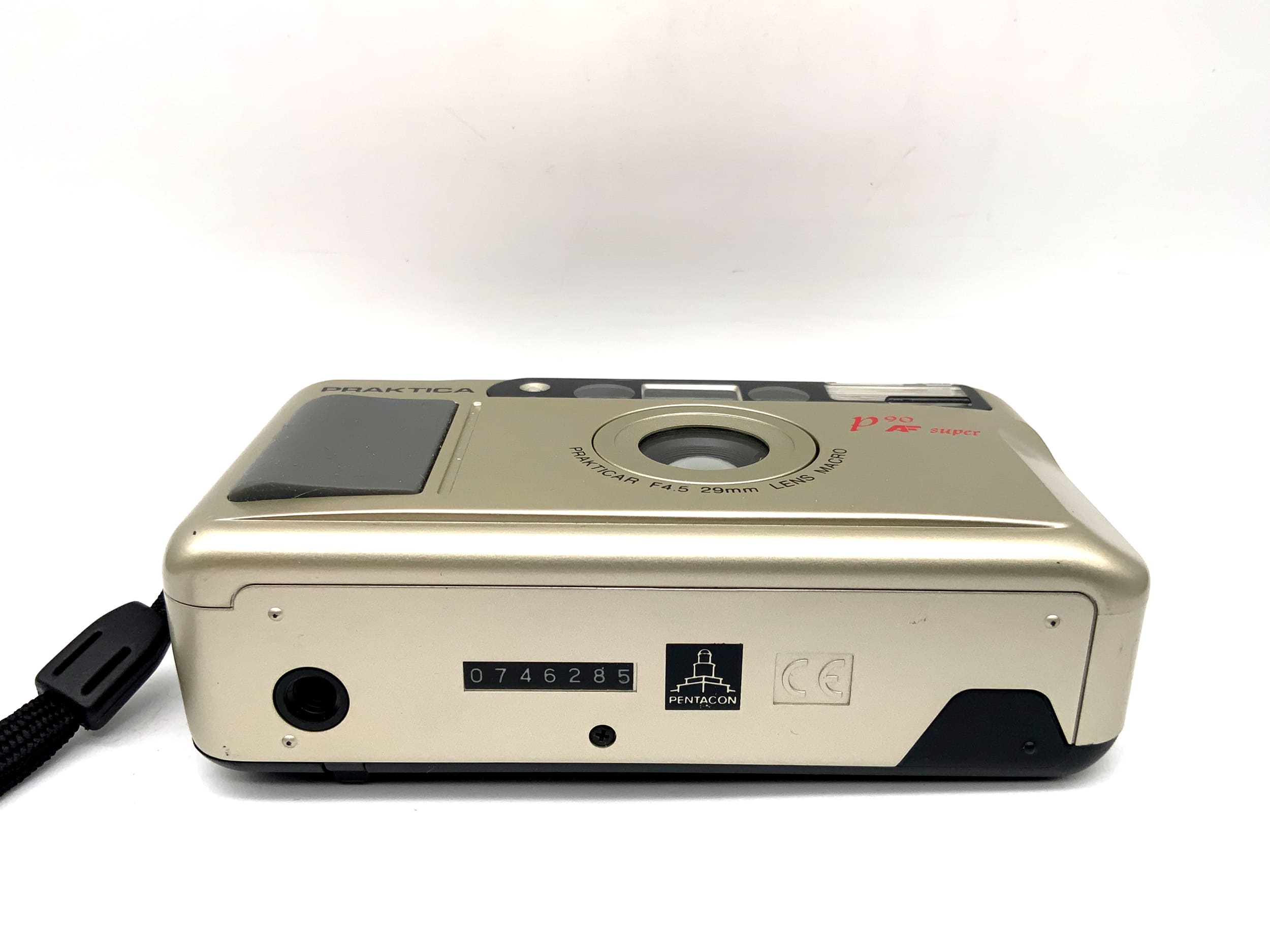 Appareil photo analogique Praktica P90 AF Super Point&Shoot avec objectif macro F4.5 29 mm dans son emballage d'origine