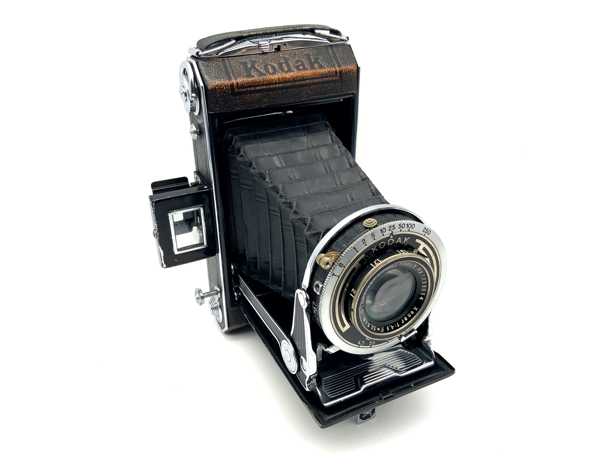 Appareil photo pliable Kodak Vollenda 620 avec Schneider Kreuznach Xenar f:4.5 F=10.5cm 6x9