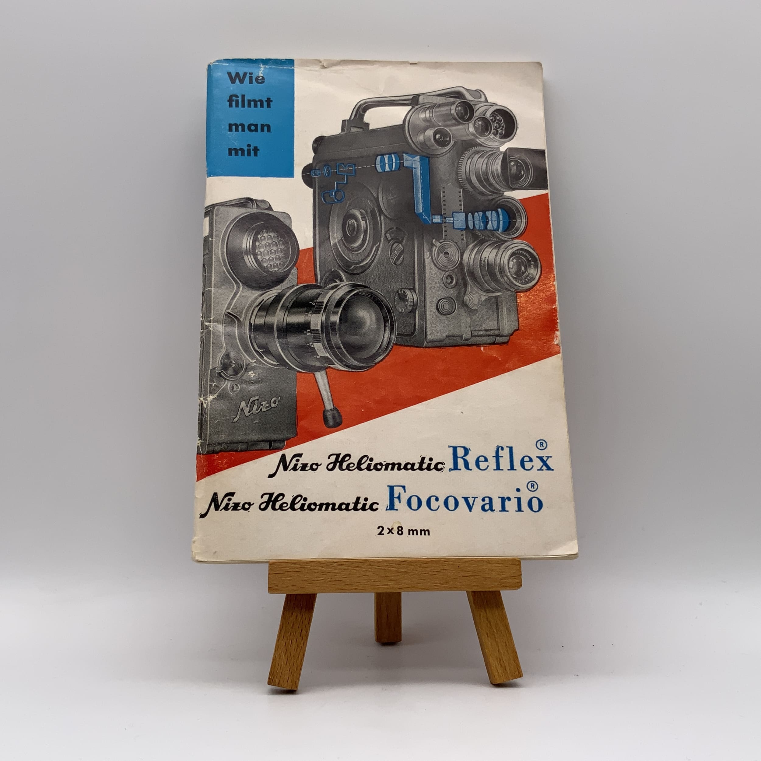 Manuel d'utilisation du Nizo Heliomatic Reflex Focovario 2x8 mm (allemand)