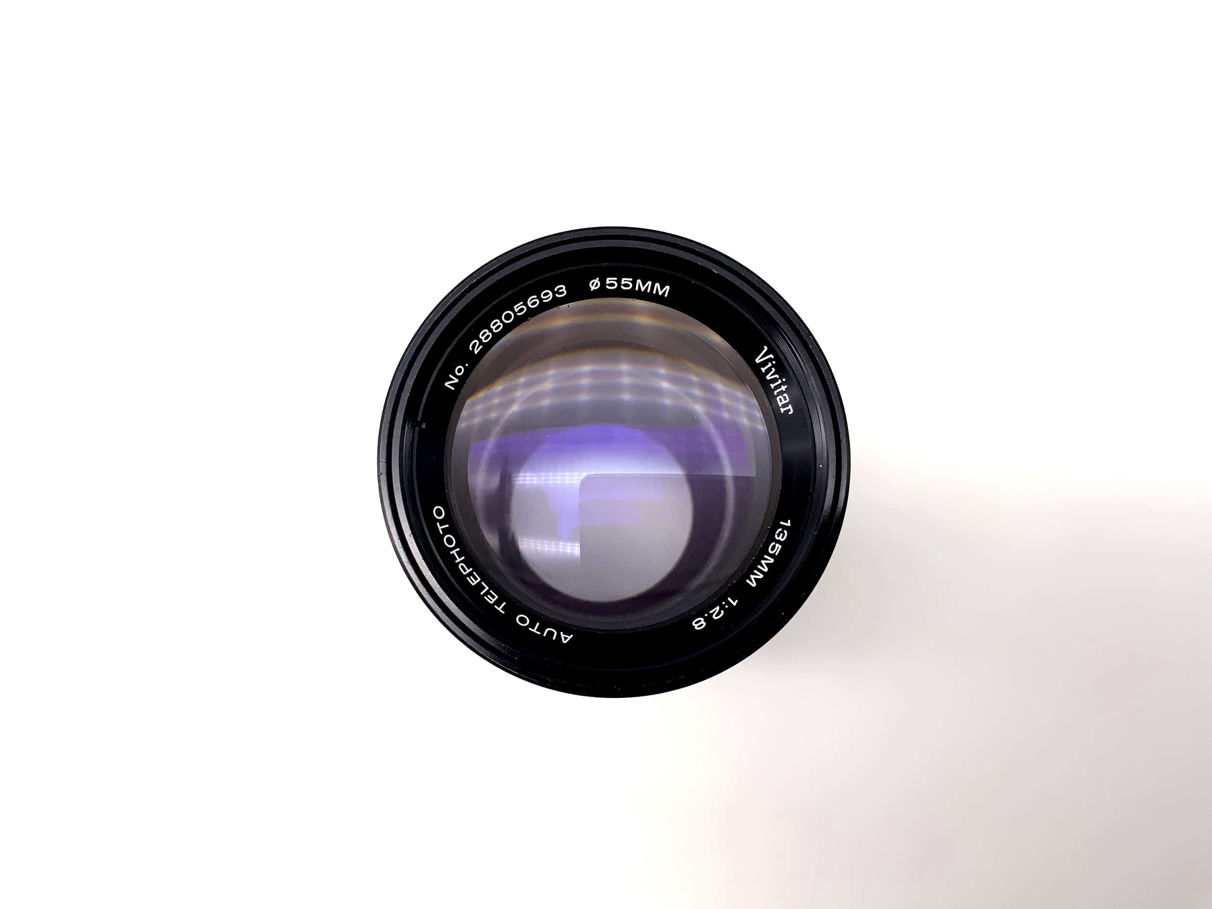 Vivitar 135mm 1:2.8 Lens Auto Telephoto Camera Lens (Nikon F)