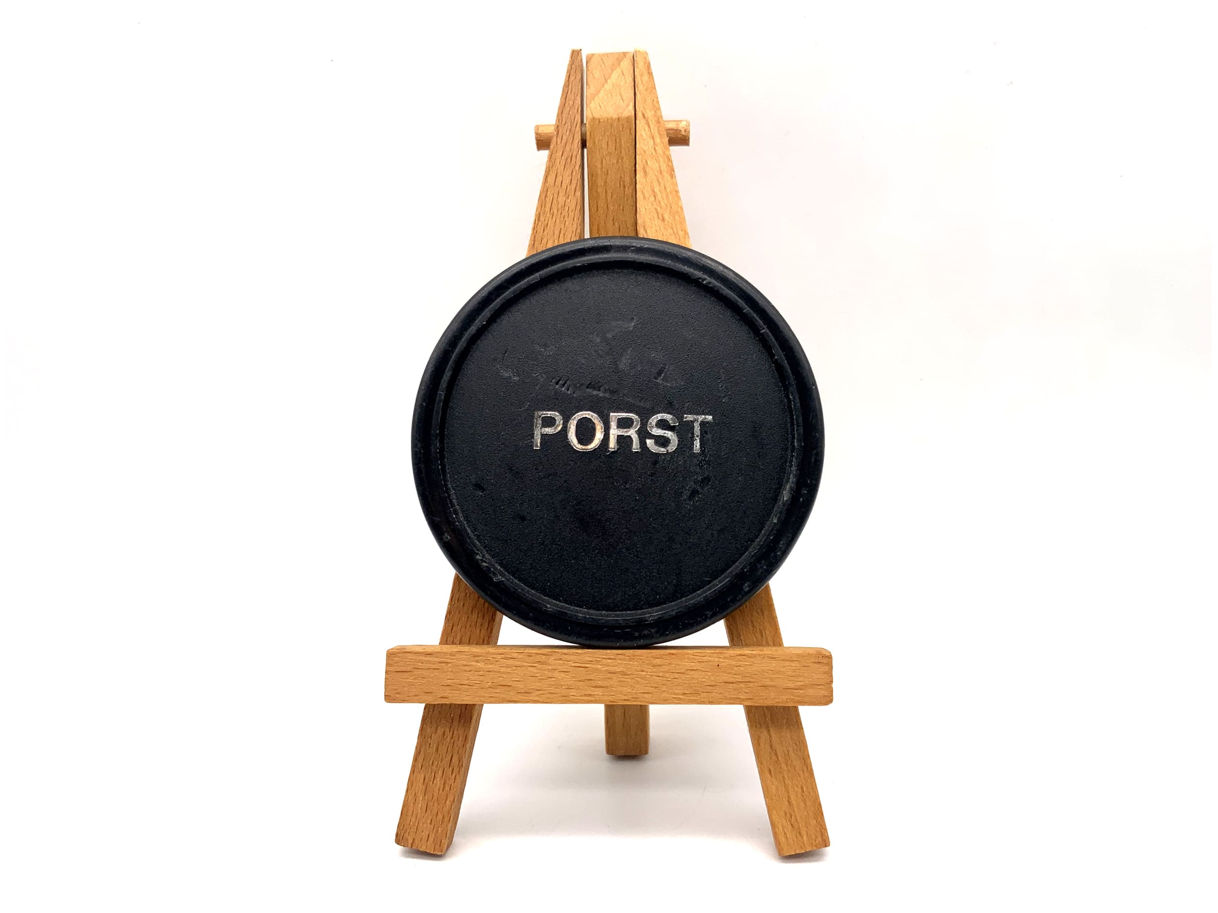 Porst Objektivfrontdeckel slip on schwarz Kappe lens cap (55mm)