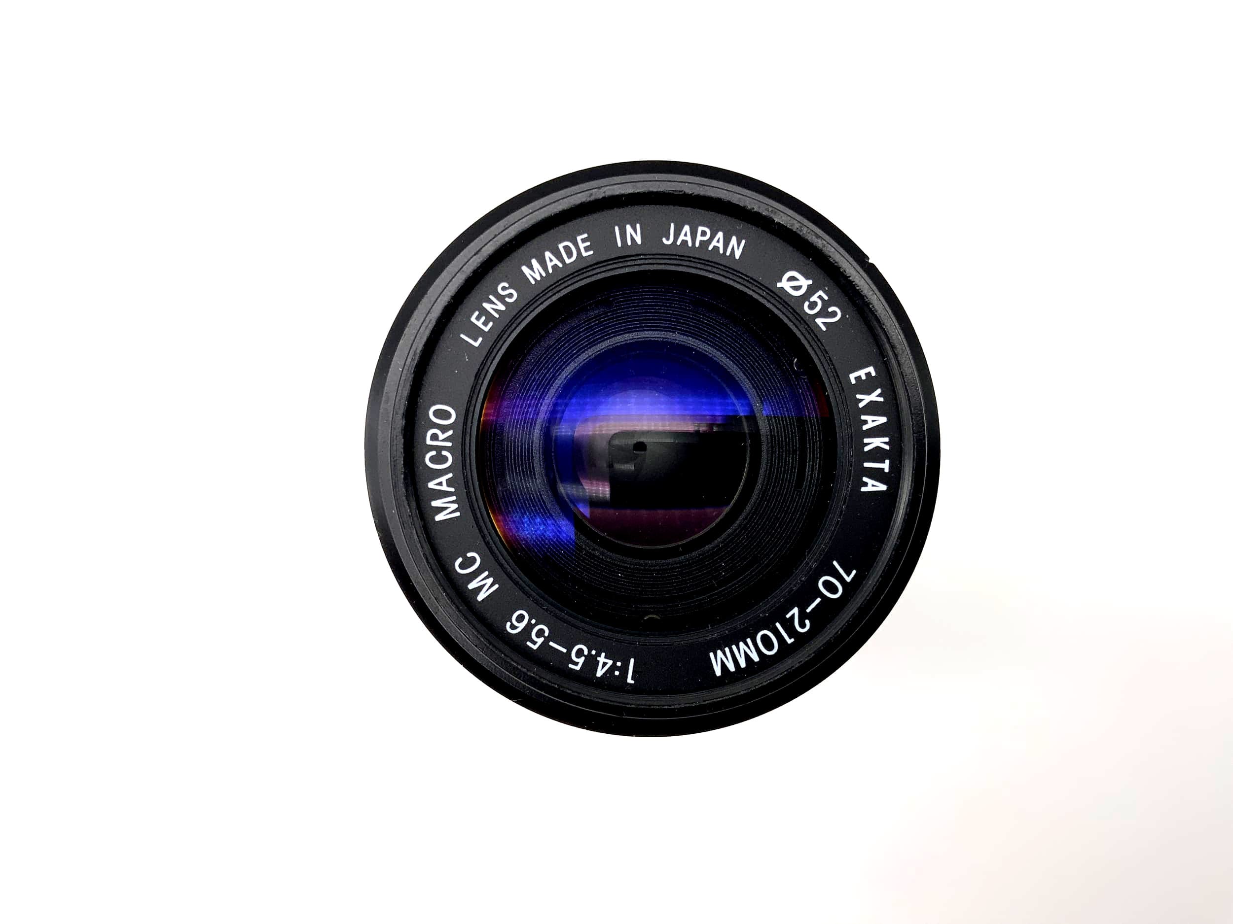 Objectif macro multicouche Exakta 70-210 mm 1:4,5-5,6 (Pentax K)