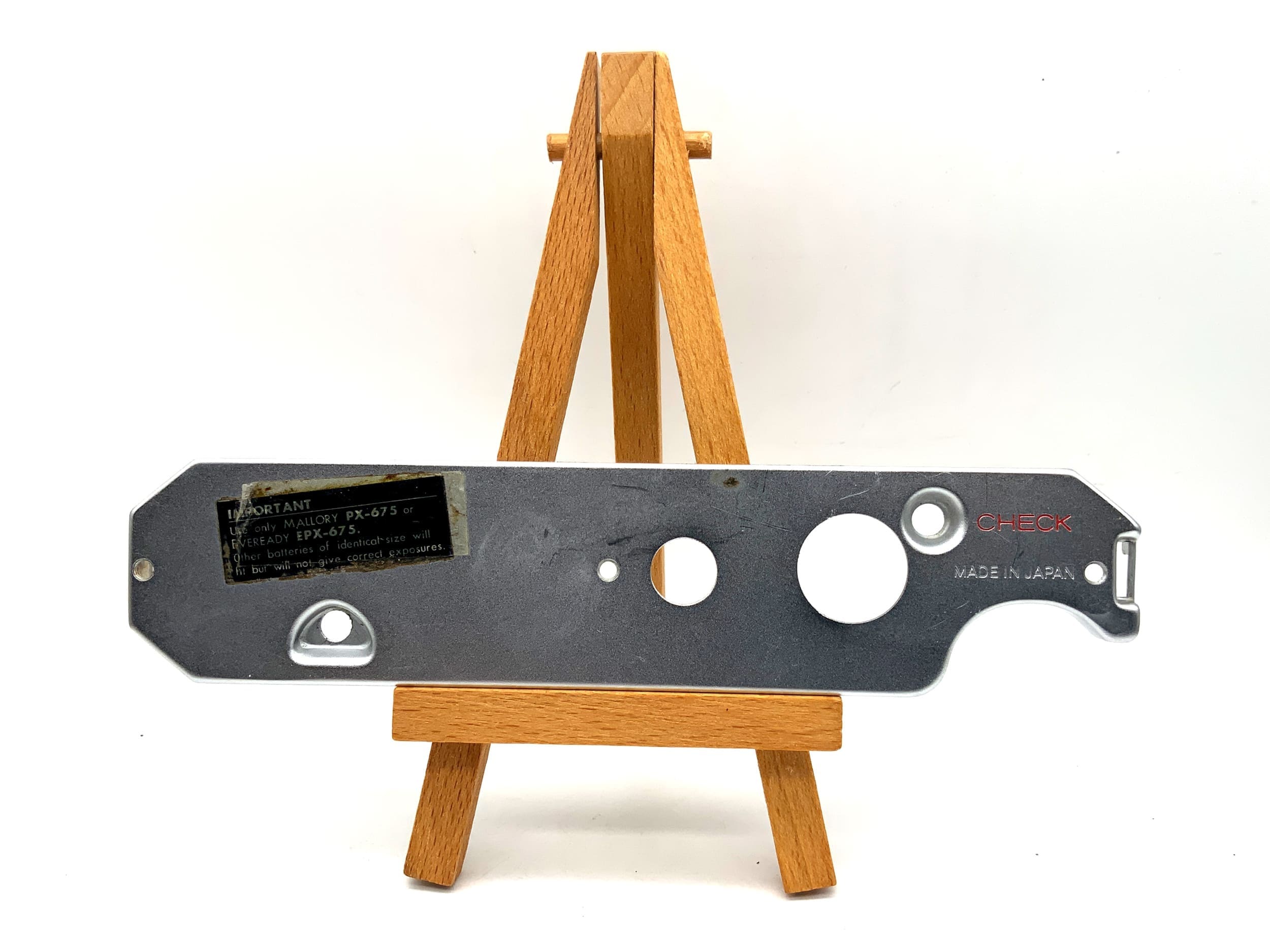 Konica Autoreflex T base plate silver Base Plate spare part