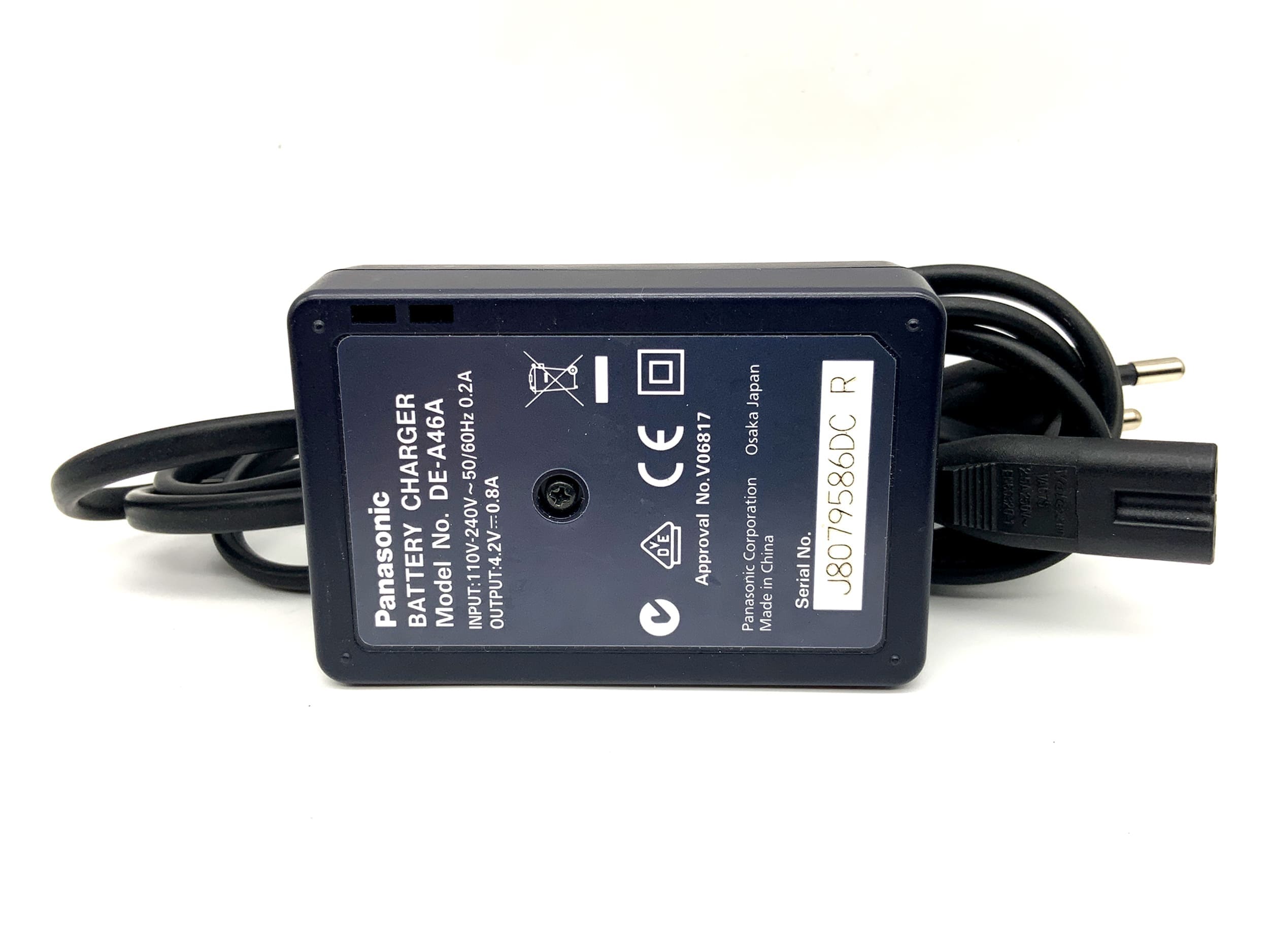Panasonic Lumix DE-A46 A Ladegerät CGA-S007 Battery Charger Power Adaptor