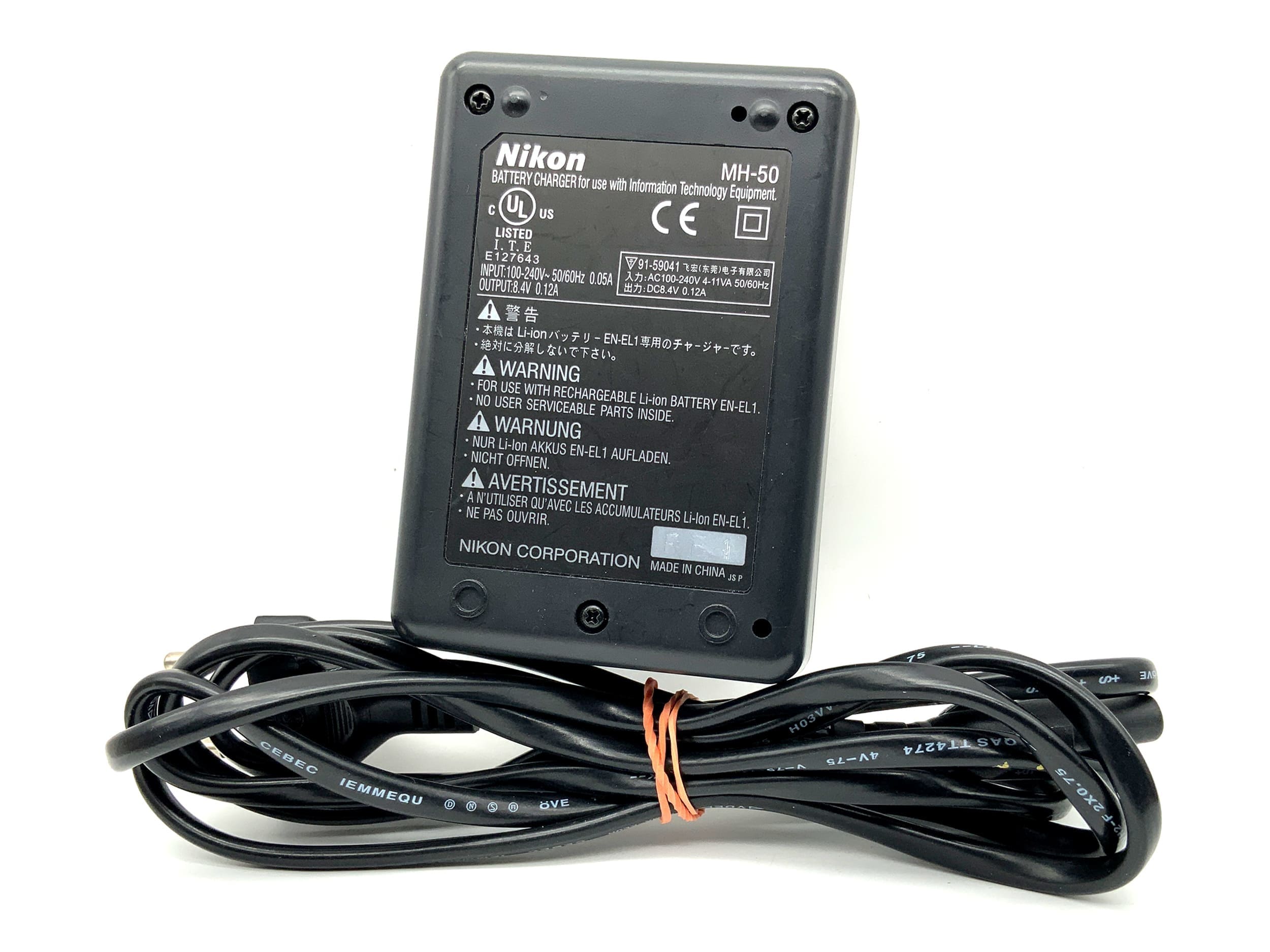 Nikon MH-50 Charger EN-EL1 Battery Charger Power Adaptor