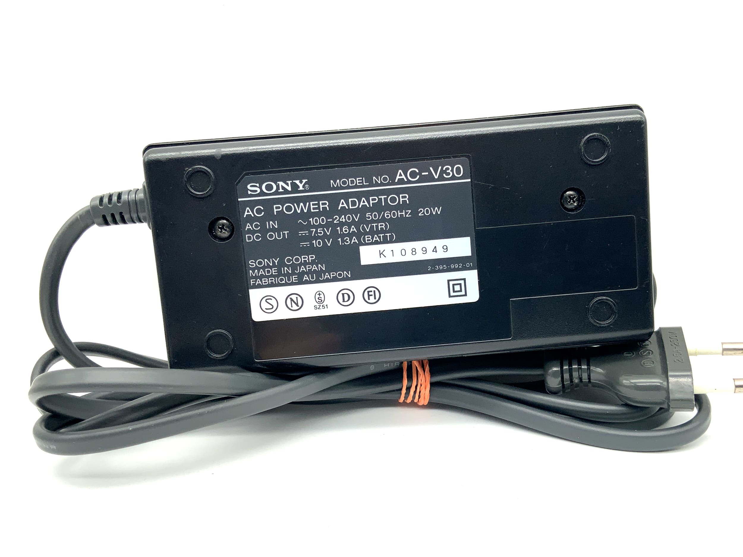 Sony AC-V30 Charger NP-55|NP-77 Battery Charger Power Adaptor