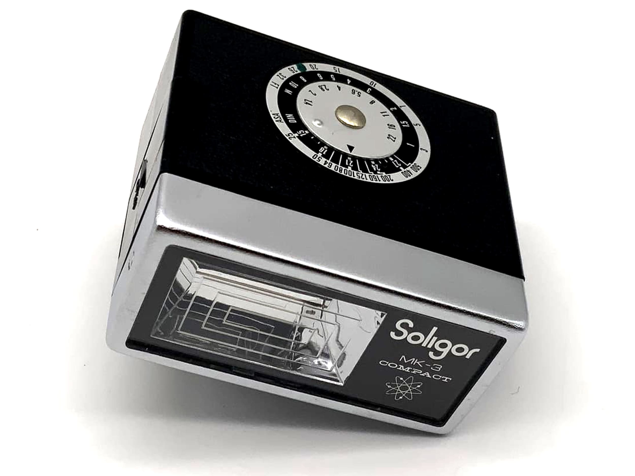Soligor MK-3 Compact Kamera Blitz Blitzgerät Aufsteckblitz Flash Licht