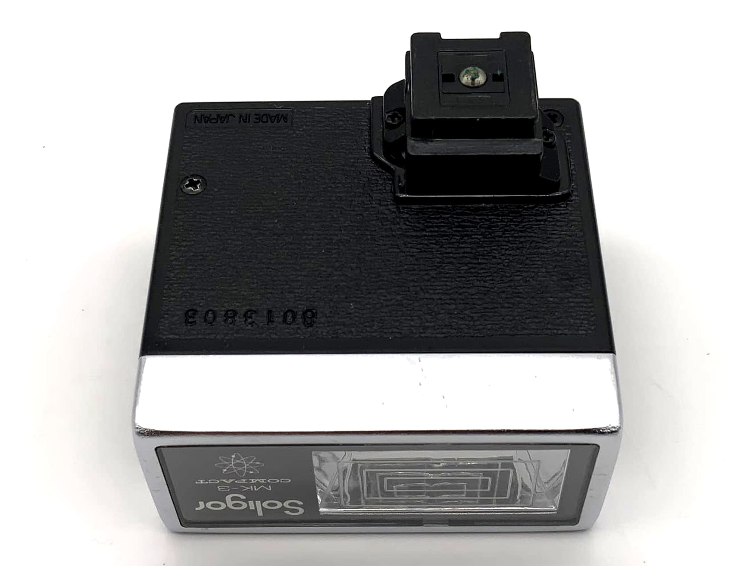 Soligor MK-3 Compact Kamera Blitz Blitzgerät Aufsteckblitz Flash Licht