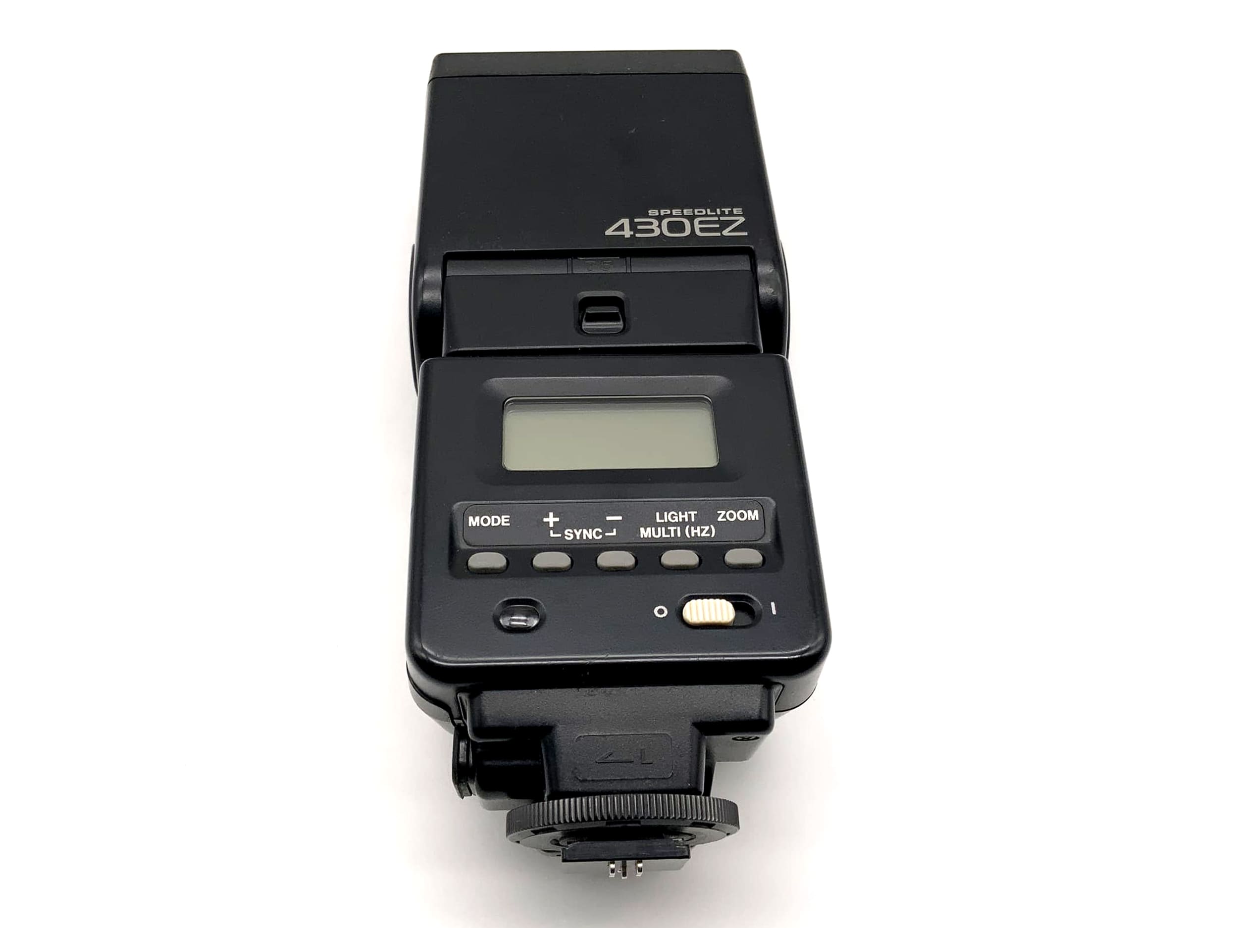 Canon Speedlite 430 EZ Kamera Blitz Blitzgerät Aufsteckblitz Flash Licht analog