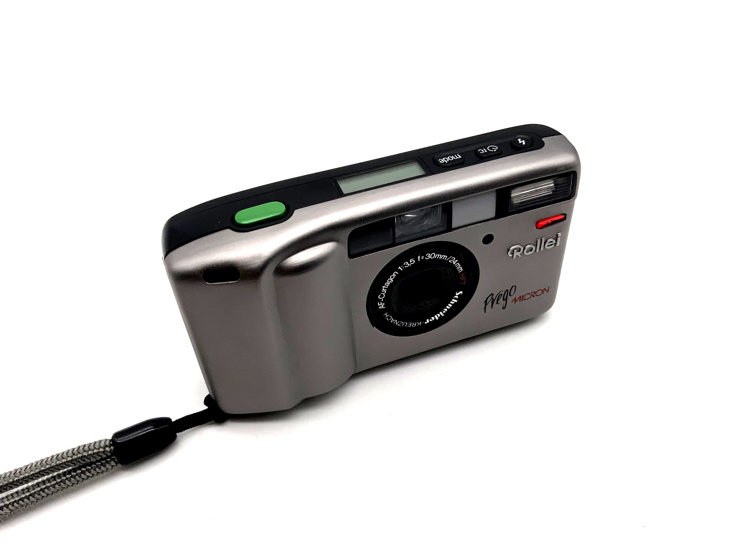 Appareil photo compact Rollei Prego Micron avec écran défectueux, appareil photo compact 35 mm