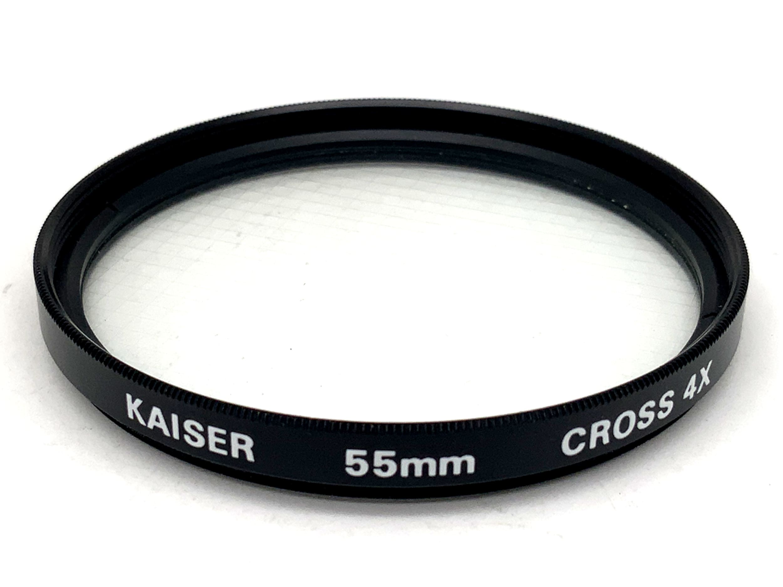Kaiser Gitterfilter Cross 4x M Filter 55mm Kreisförmig Filtergewinde