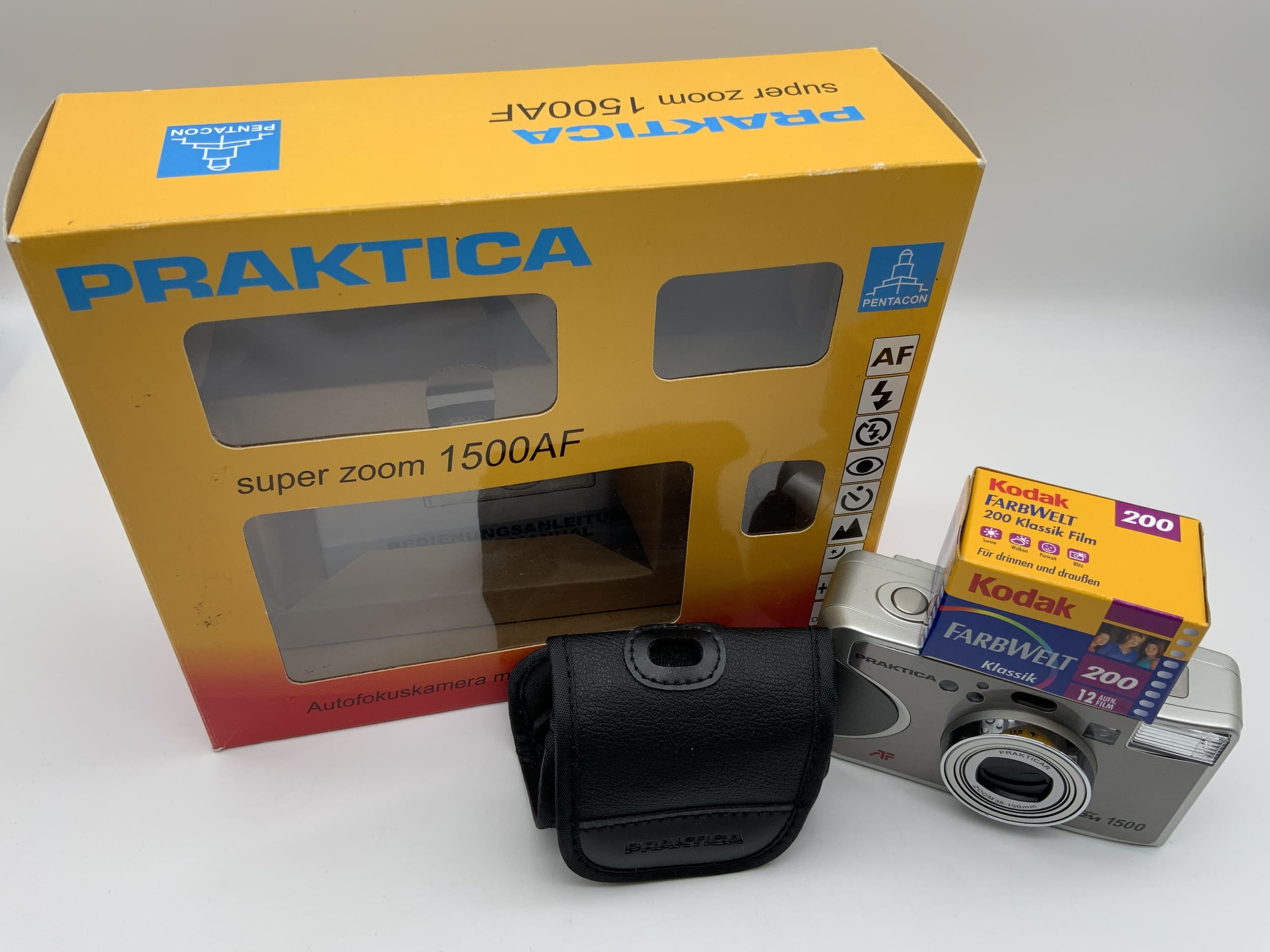 Praktica Super Zoom 1500 compact camera Point&Shoot Camera OVP without battery
