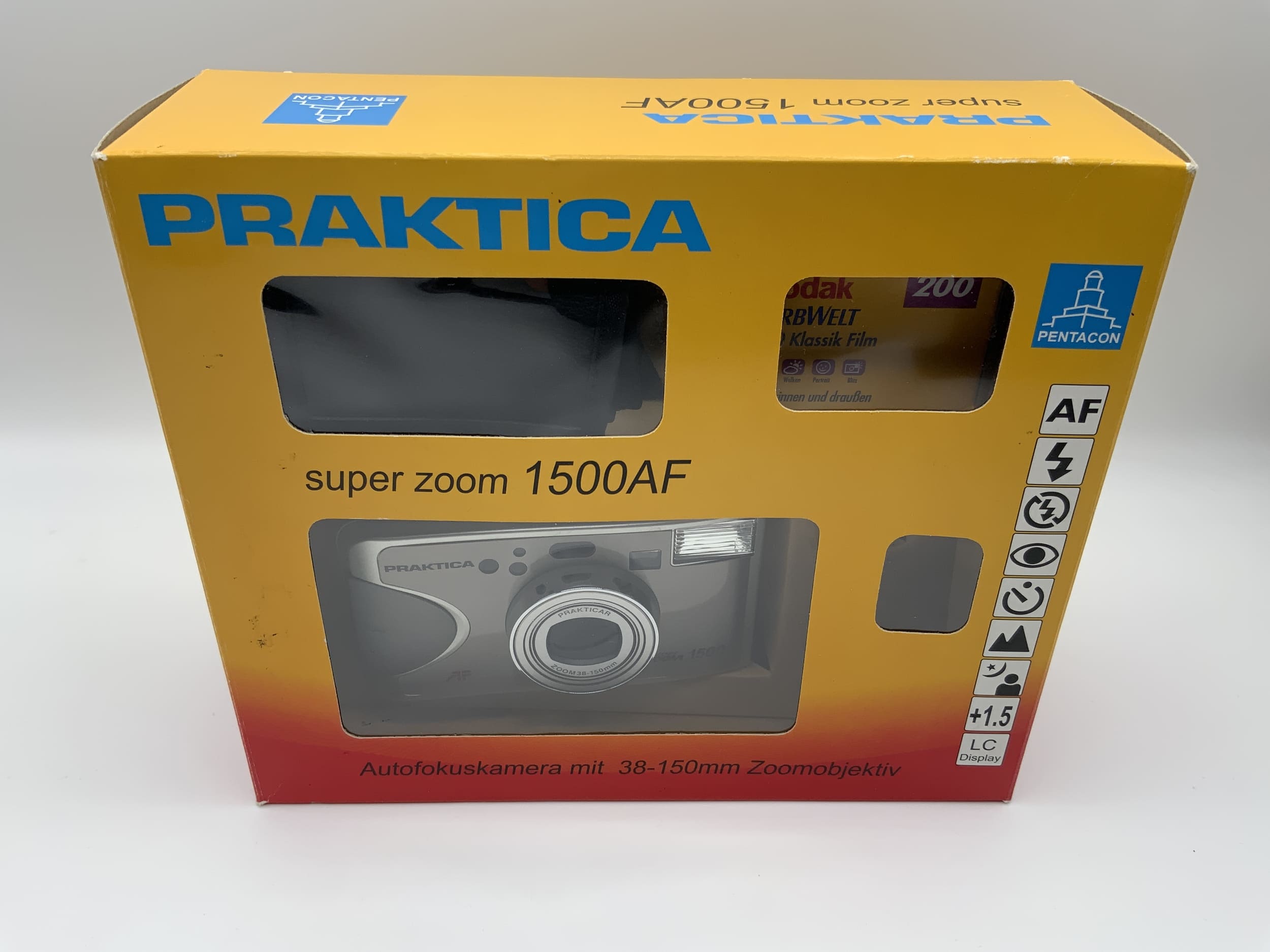 Praktica Super Zoom 1500 compact camera Point&Shoot Camera OVP without battery