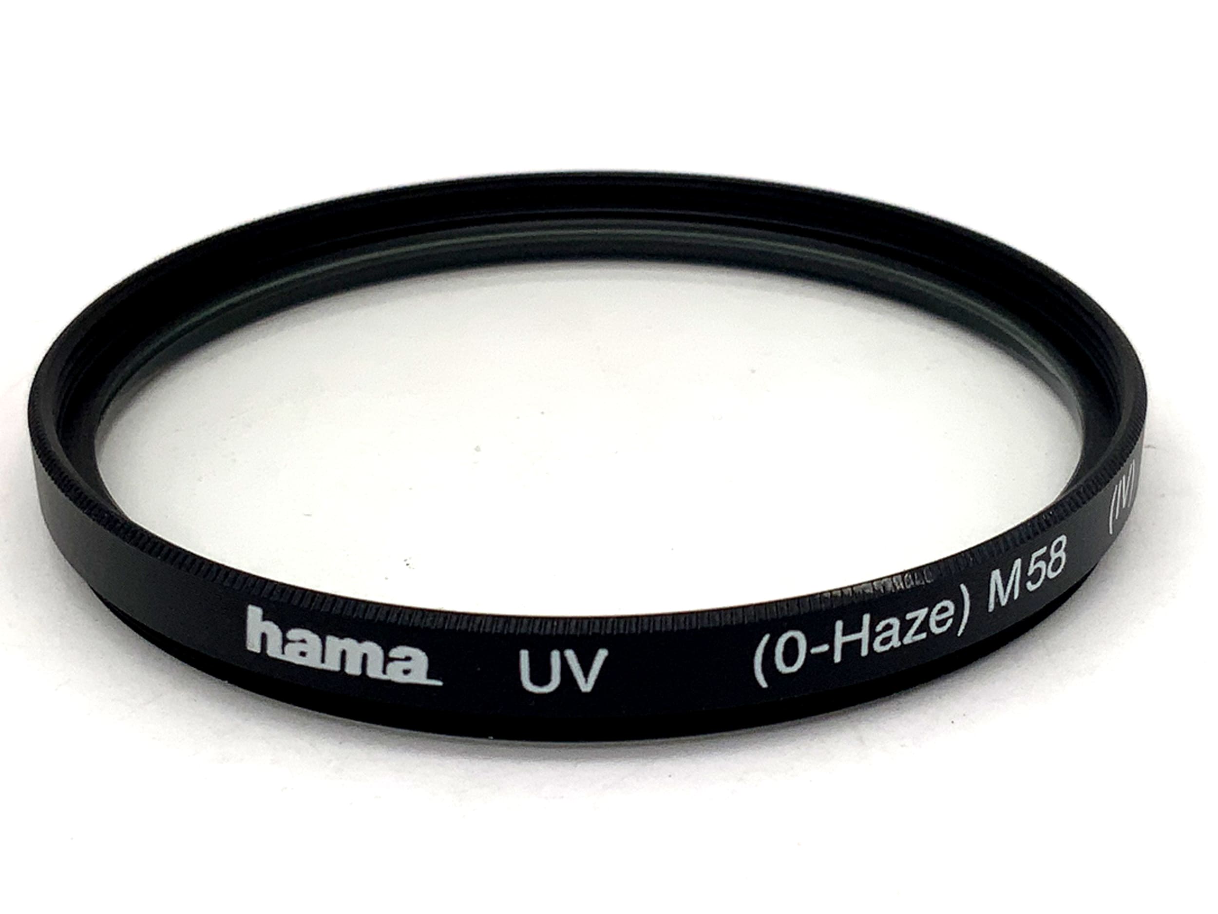 Hama UV (0-Haze) M58 (IV) Filter 58mm Circular Filter Thread
