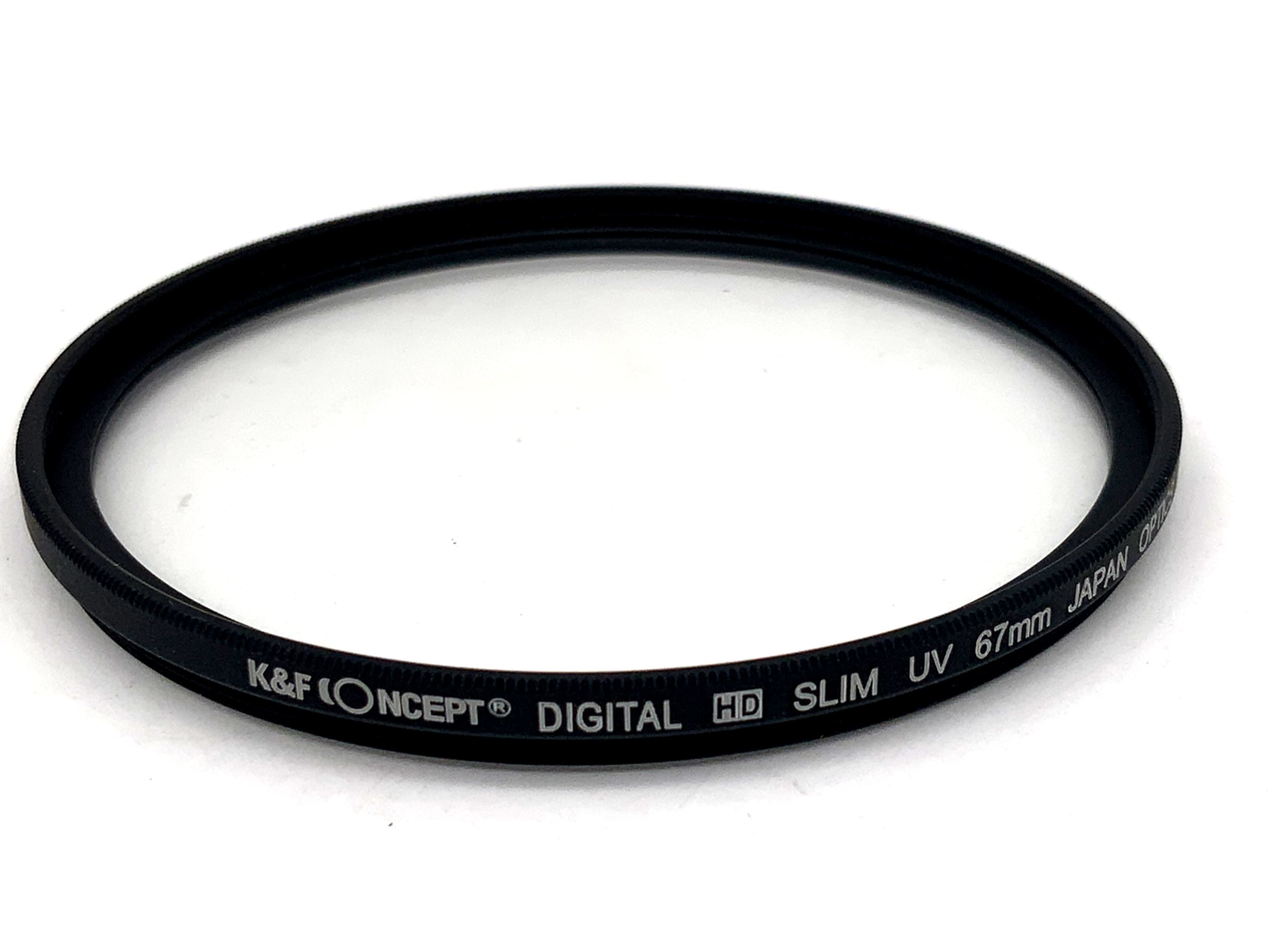 K&F Concept UV Digital HD Slim UV Optics Filter 67mm Circular Filter Thread
