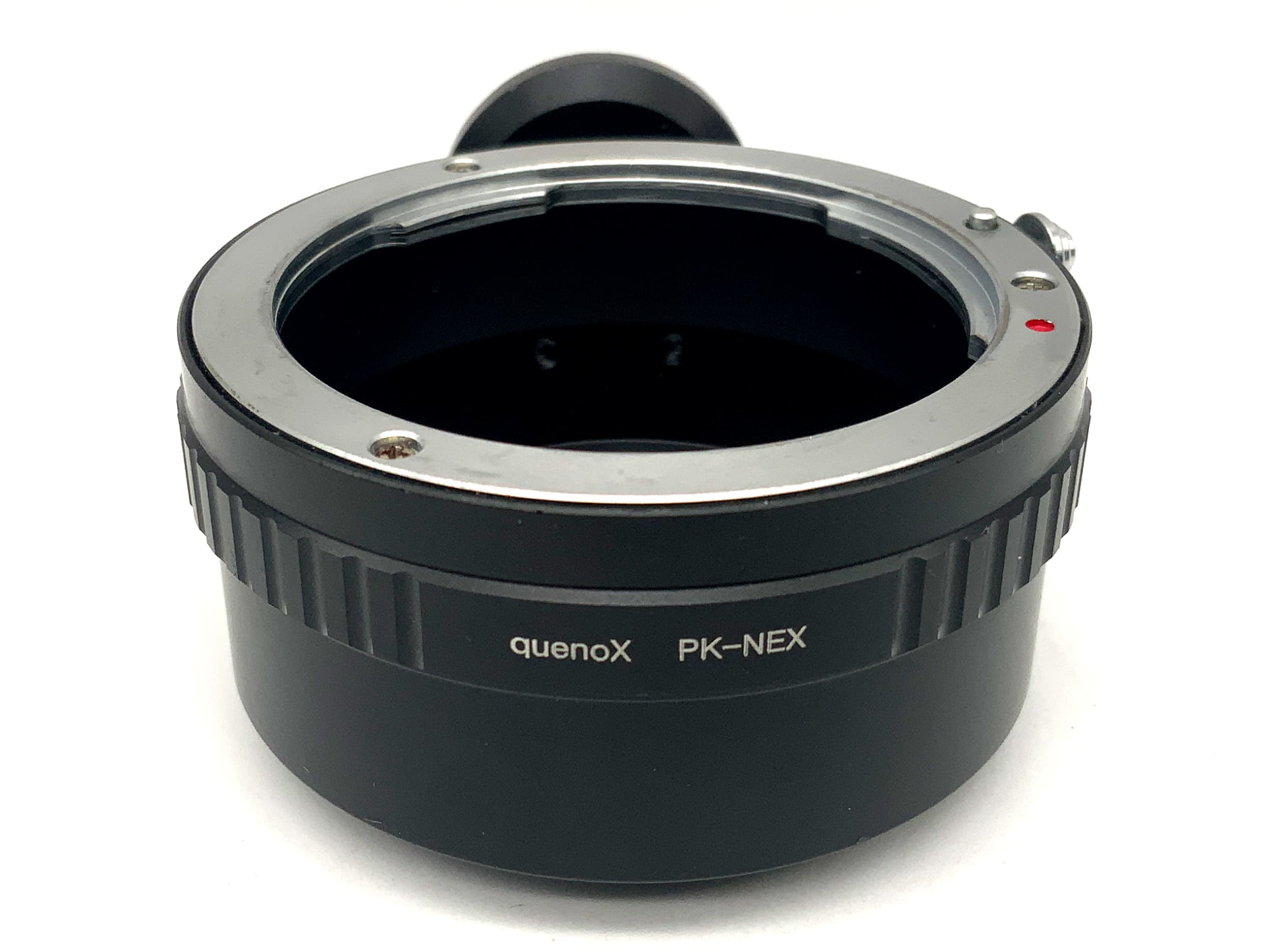 Quenox PK-NEX Objektivadapter mit Stativhalterung (Pentax K -> Sony E-Mount)