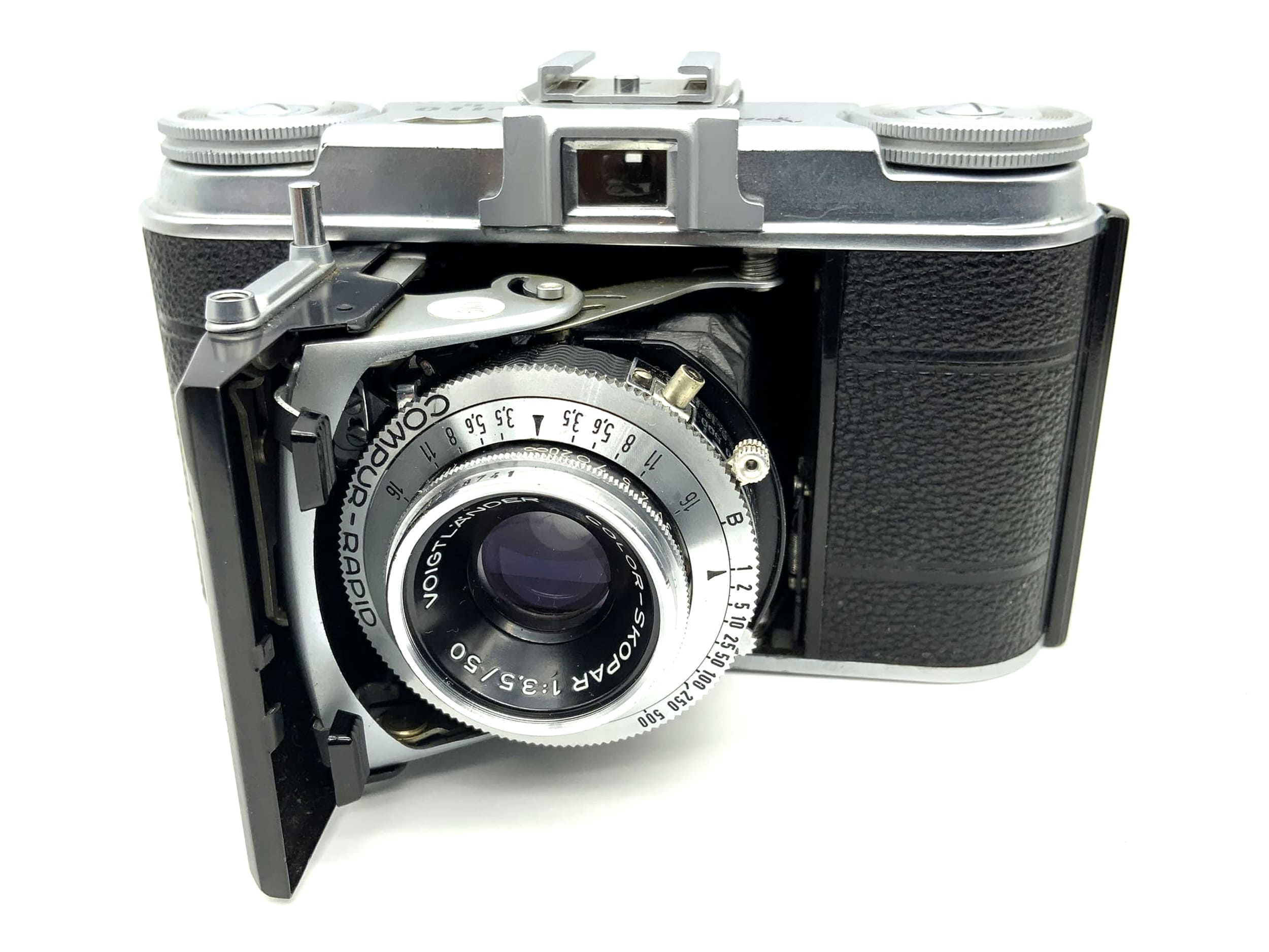 Voigtländer Vito II folding camera with Color Skopar 1:3.5 50mm 2 Compur-Rapid