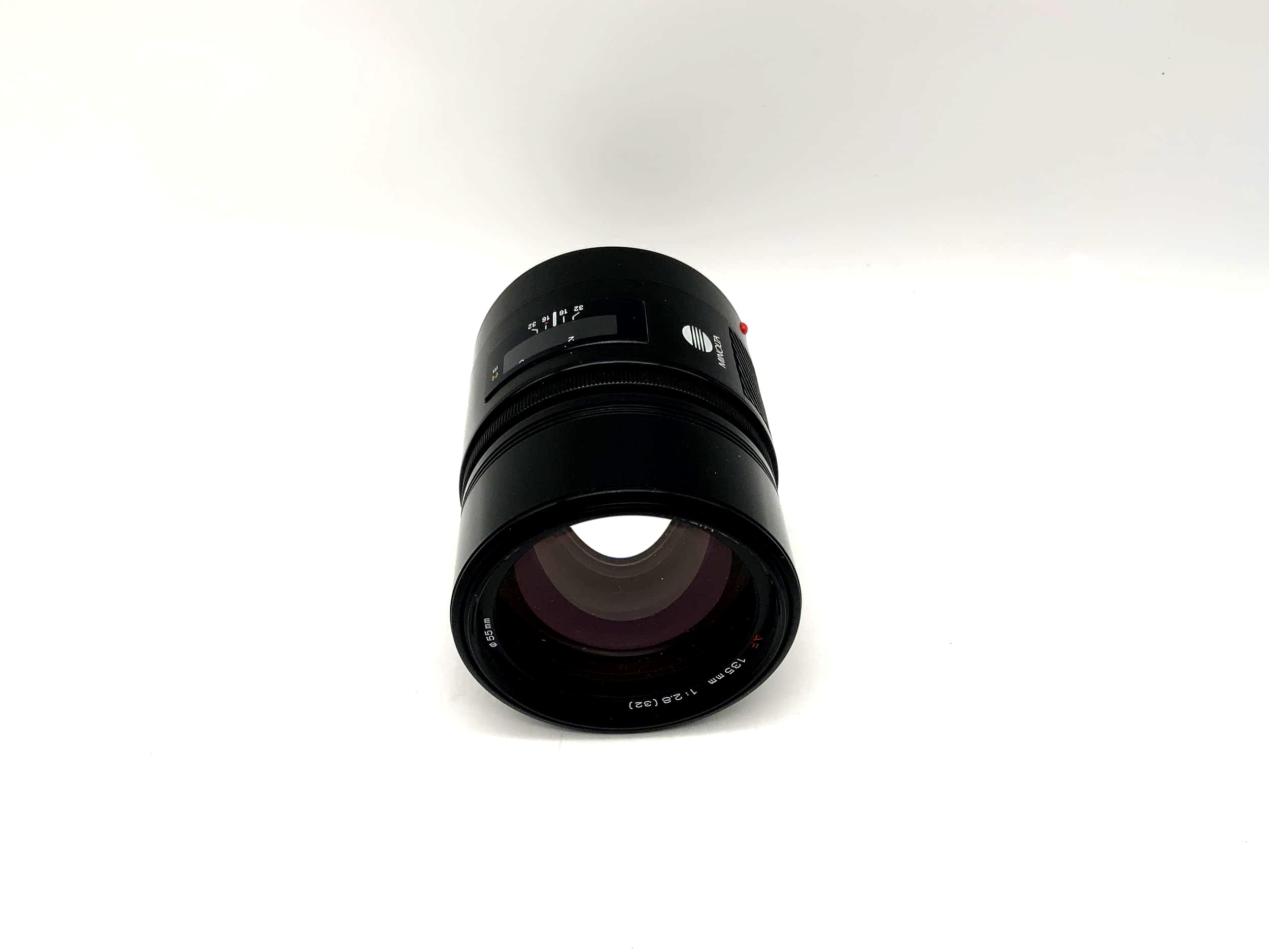 Objectif Minolta 135 mm 1:2,8 AF avec objectif d'appareil photo OVP (Minolta AF/Sony A)