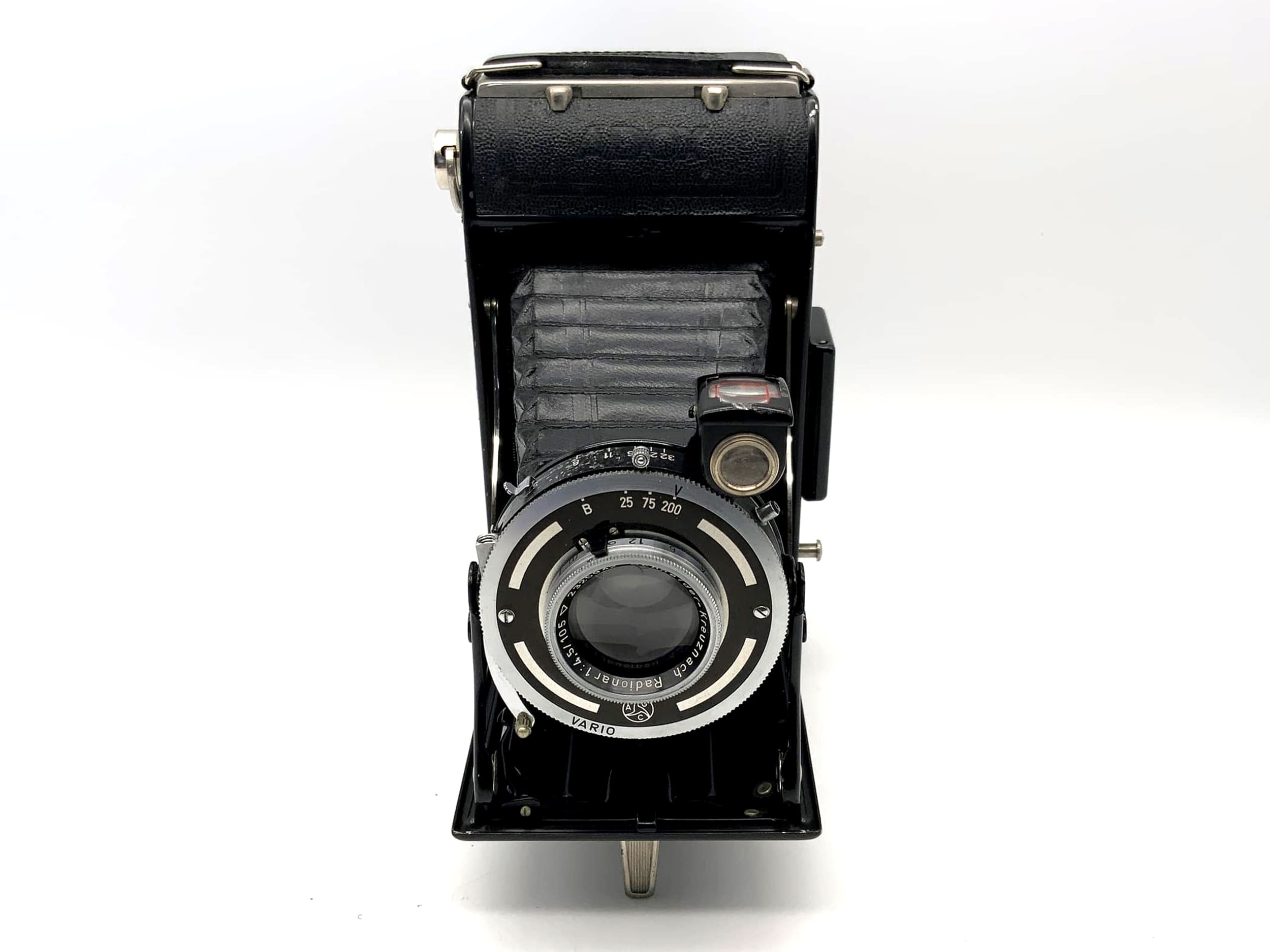 Appareil photo pliable Adox Sport avec Radionar 1:4.5 105mm Vario Schneider Kreuznach