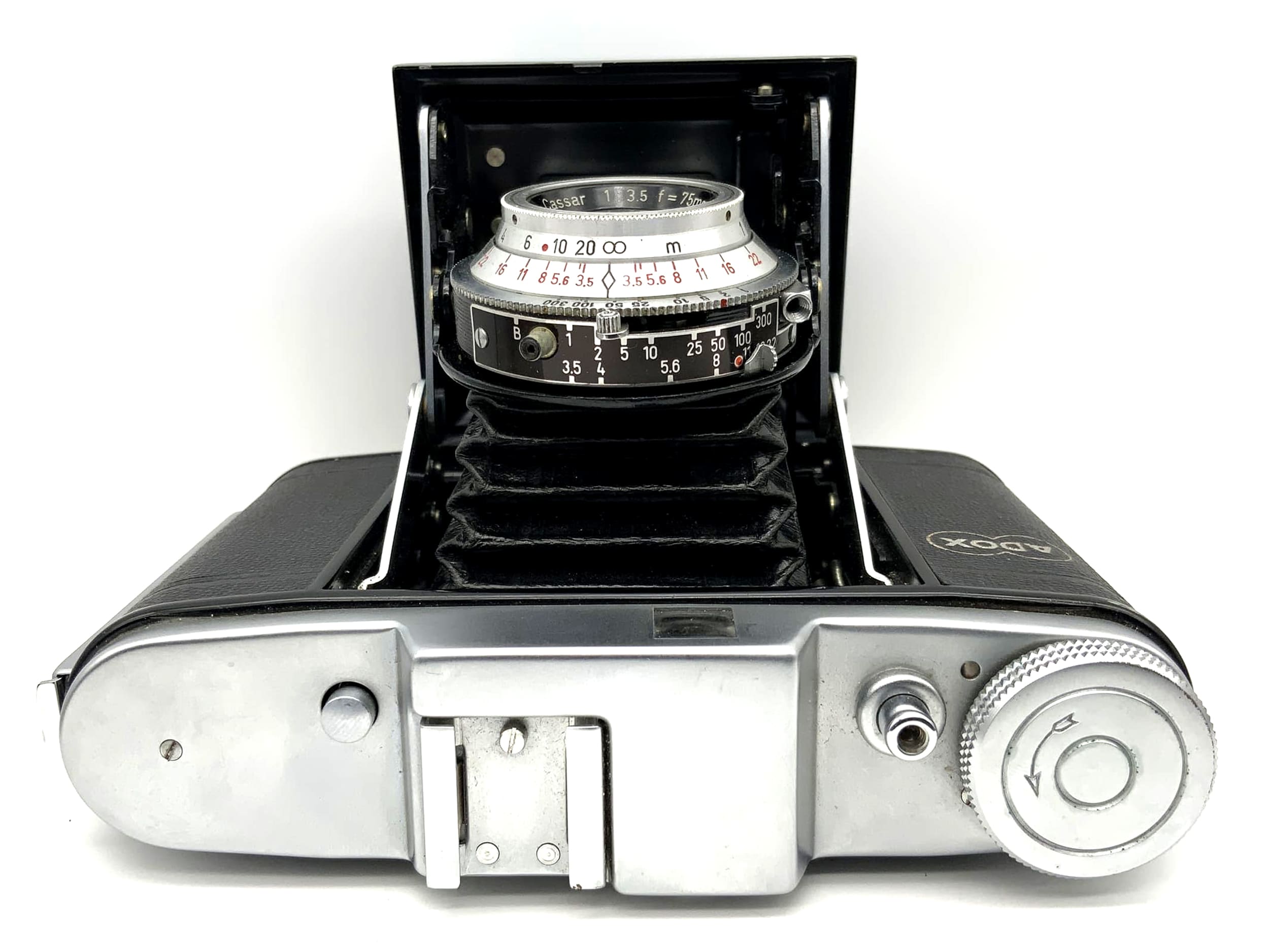 Appareil photo pliable Adox Golf avec objectif Cassar 1:3,5 75 mm VL Prontor-S