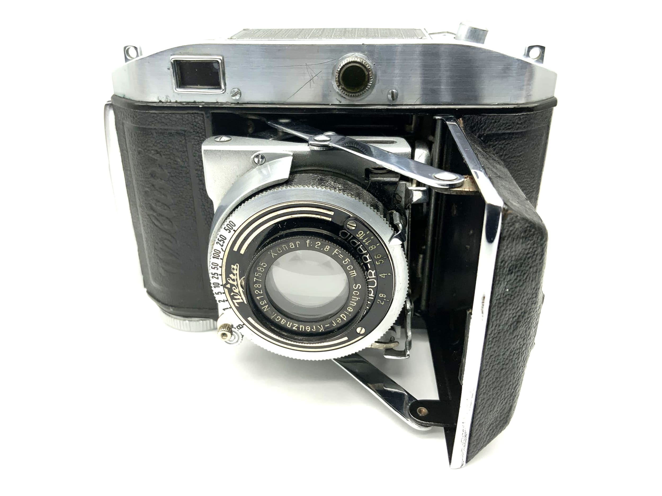 Welta Weltini folding camera with Xenar 1:2.8 5cm 50mm Compur-Rapid