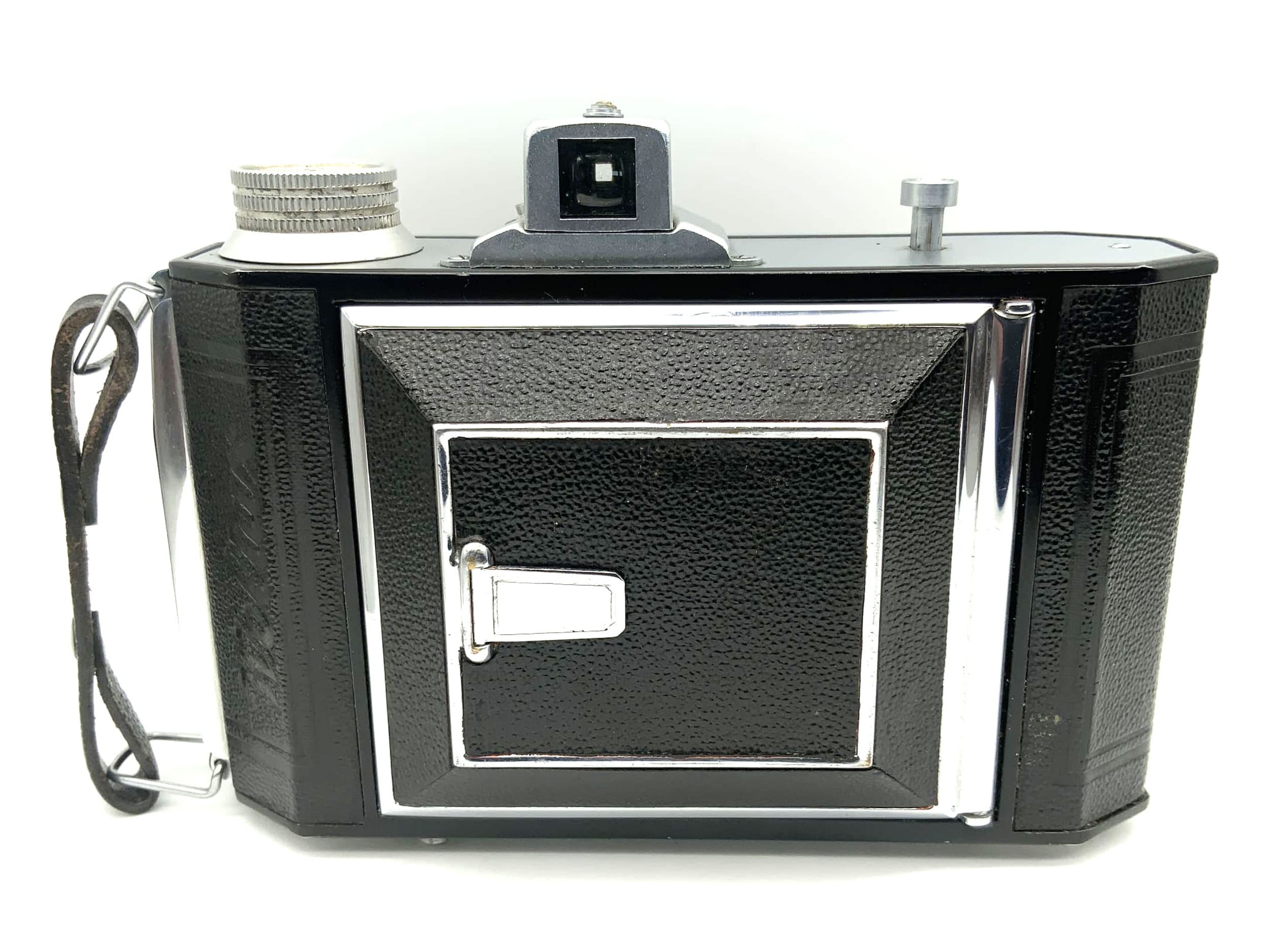 Welta Weltax folding camera with Meyer Optik Trioplan 1:3.5 75mm red V Junior